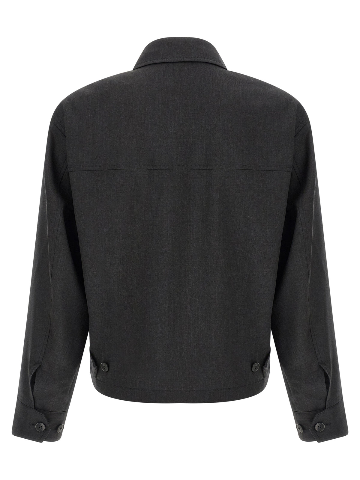 MFPEN Gray Wool Full-Length Jacket