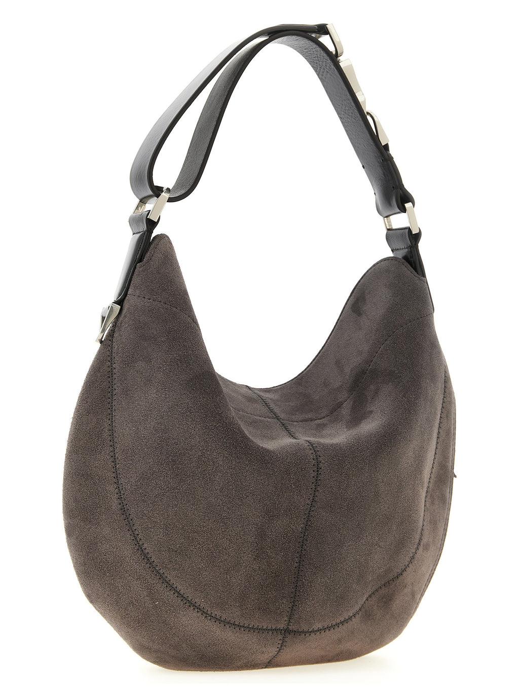 Lemaire Gray Calfskin Shoulder Bag