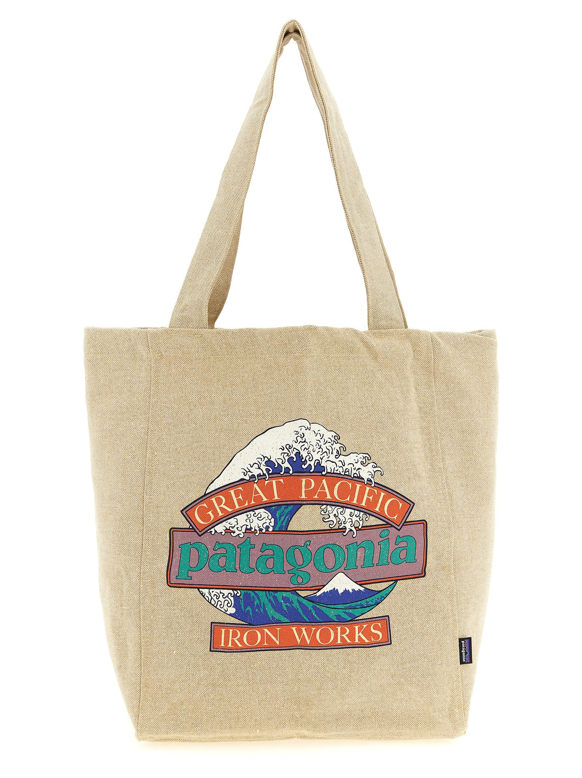 PATAGONIA Beige Cotton Tote Bag