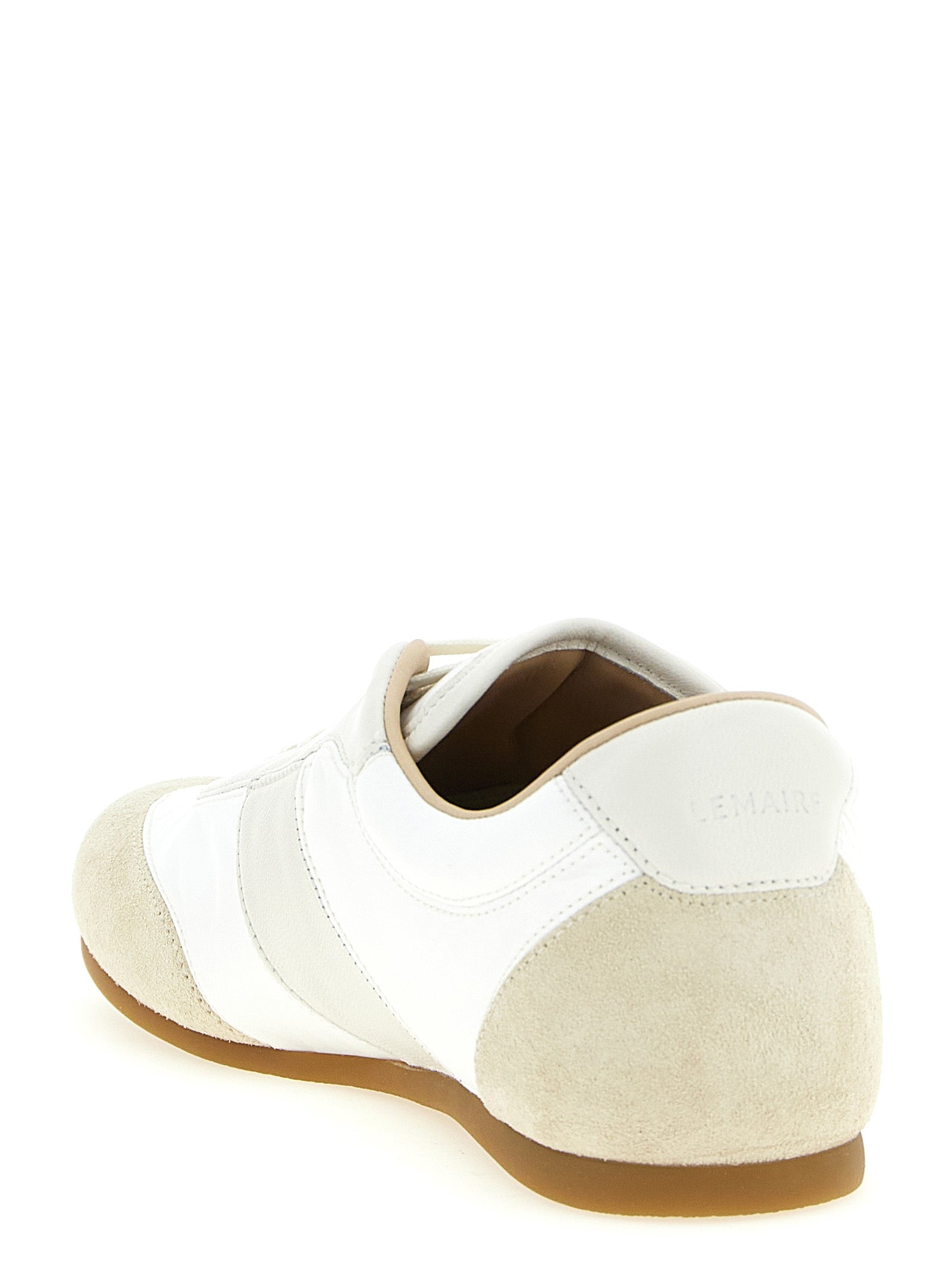 Lemaire White Leather Athletic Sneakers