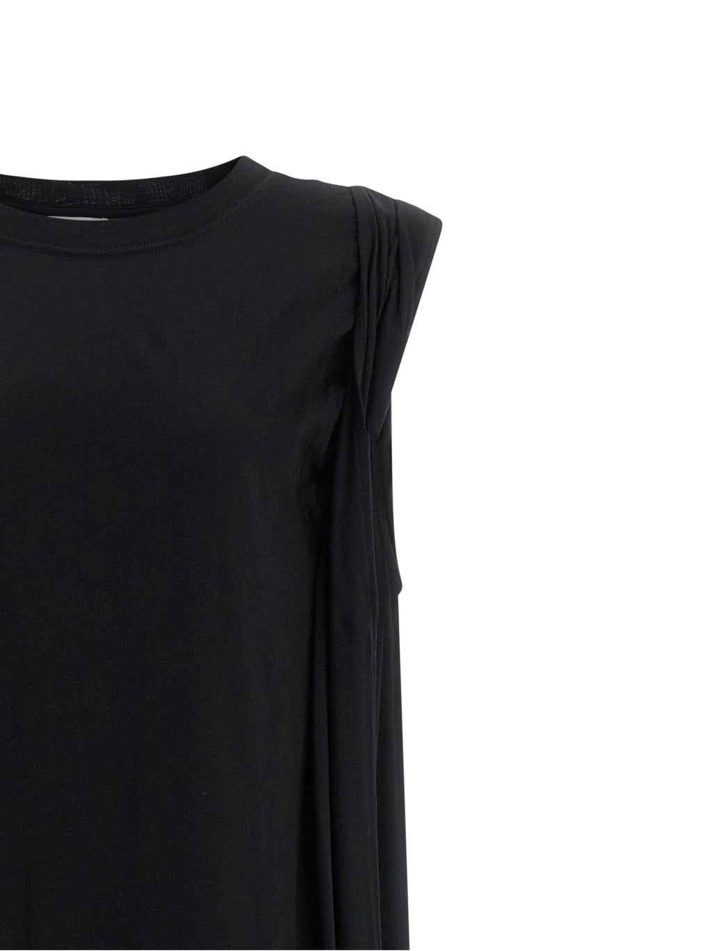 Dries Van Noten Black Cotton Long Dress
