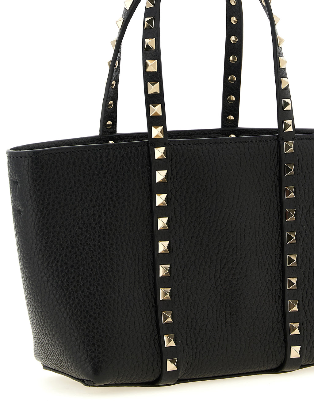 Valentino Garavani Black Calfskin Tote Bag