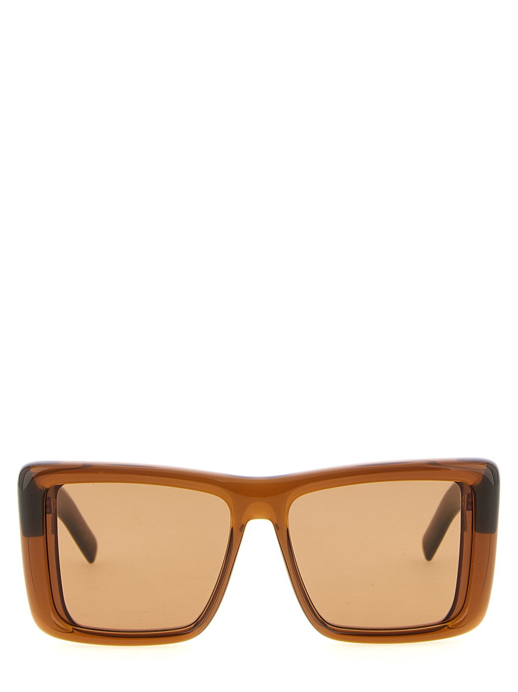 Saint Laurent Brown Acetate Sunglasses