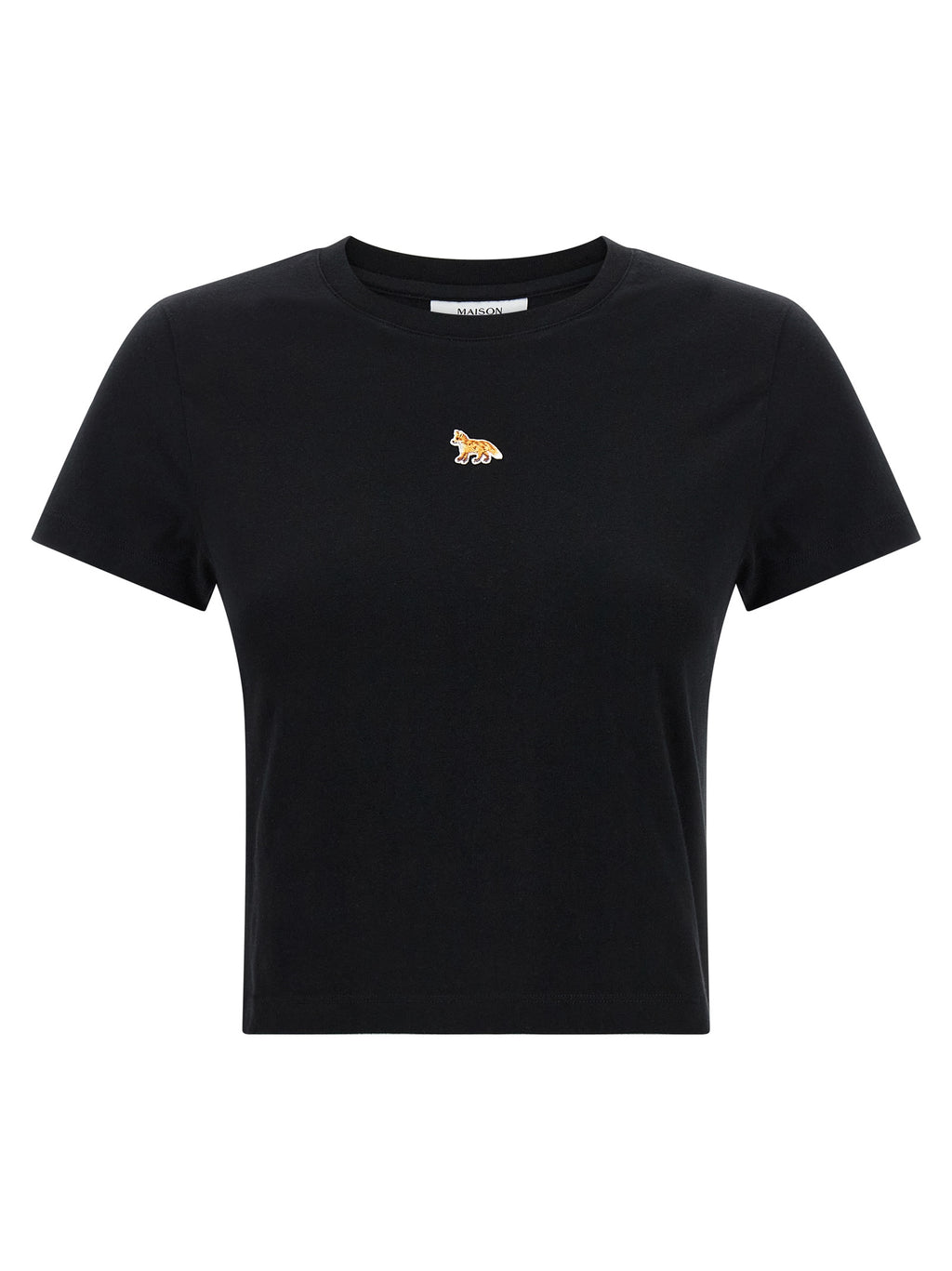 Maison Kitsuné Black Cotton T-Shirt
