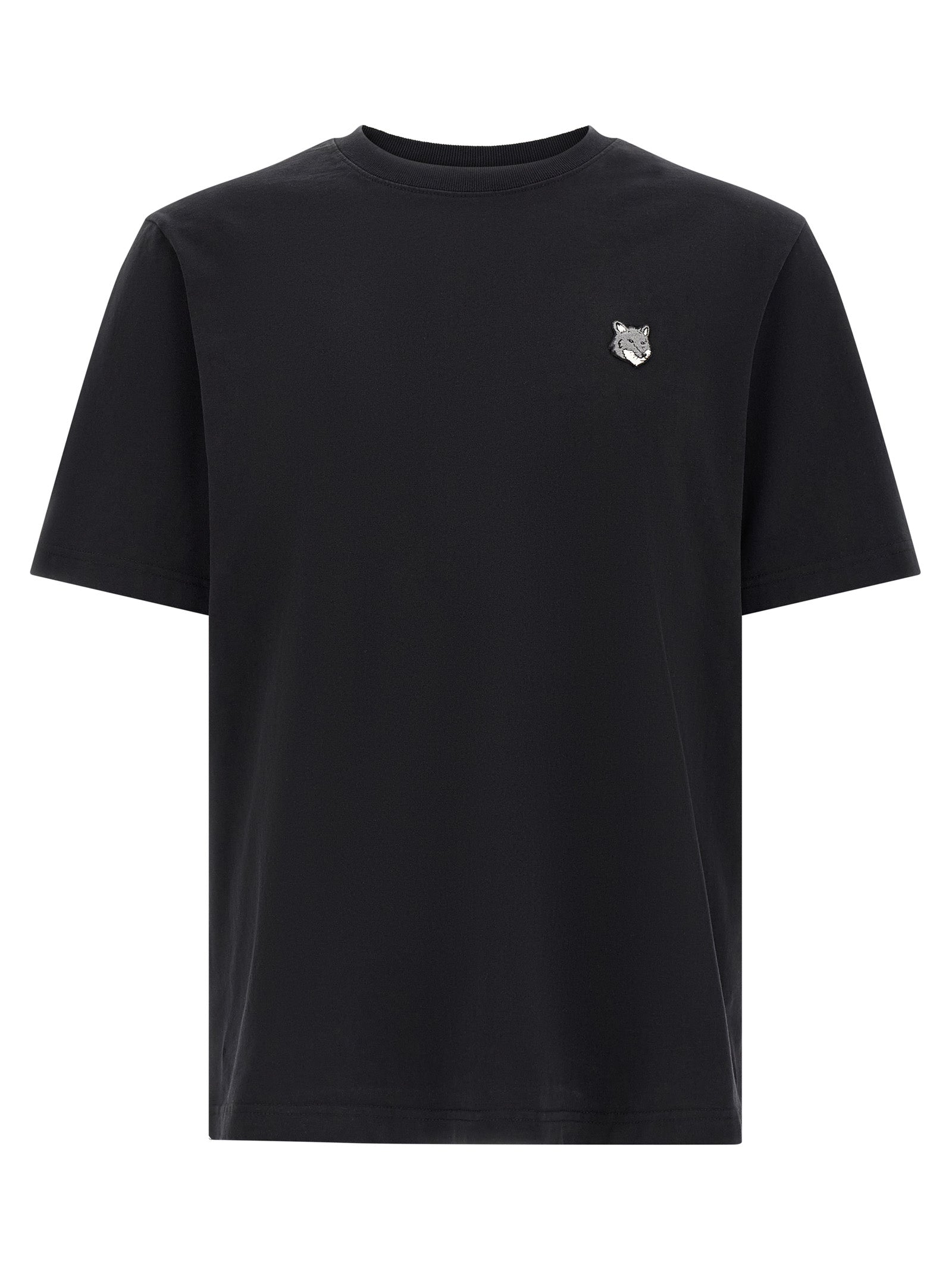 Maison Kitsuné Black Cotton T-Shirt