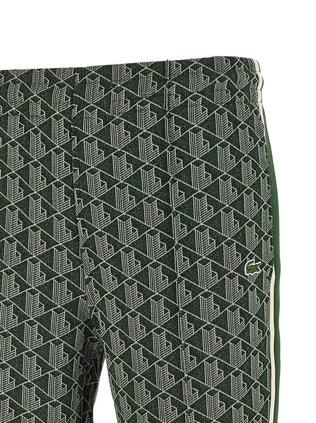 Lacoste Bicolor Polyester Joggers (Workout Pants)