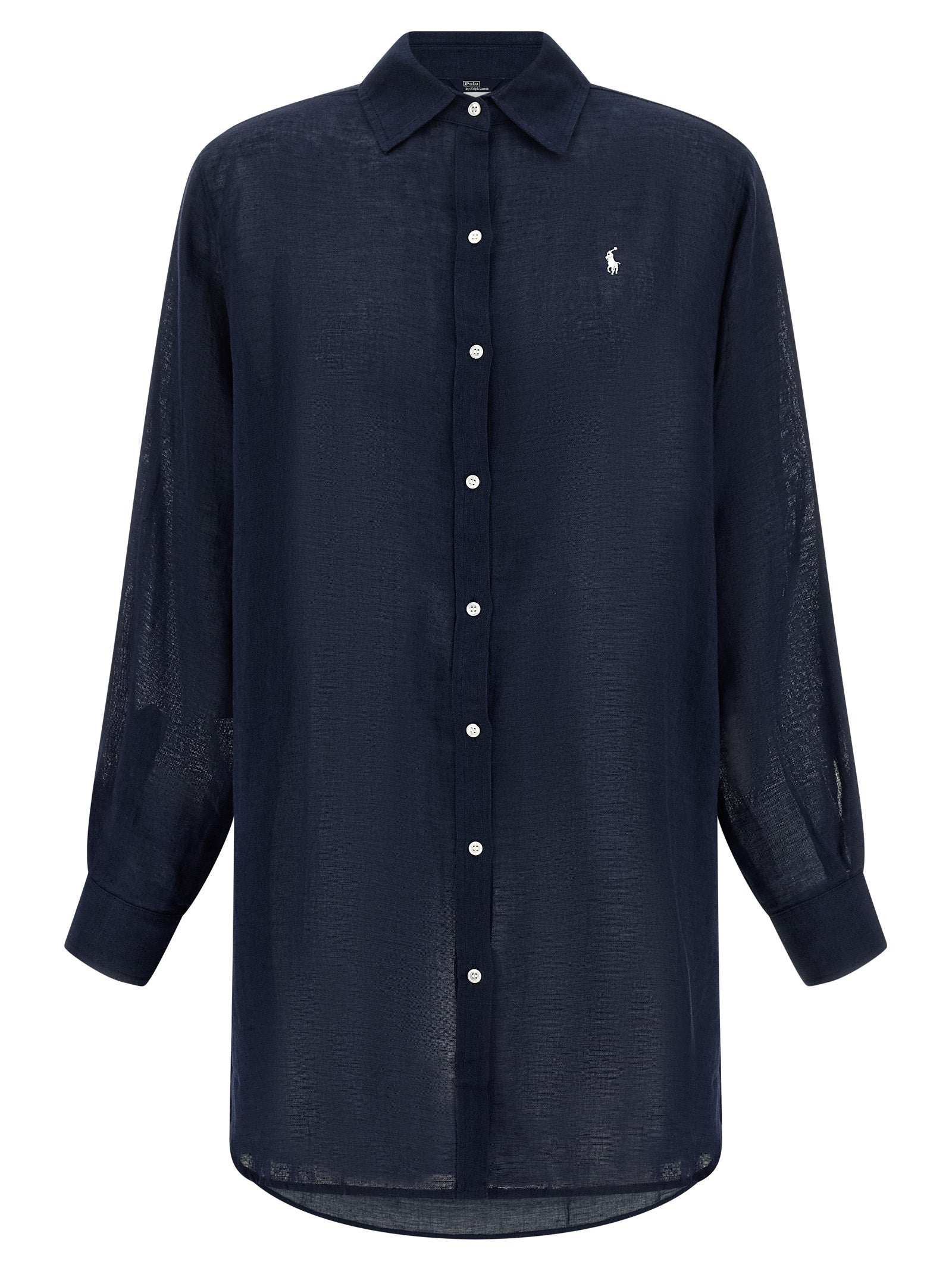 Polo Ralph Lauren Blue Organic Cotton Blouse