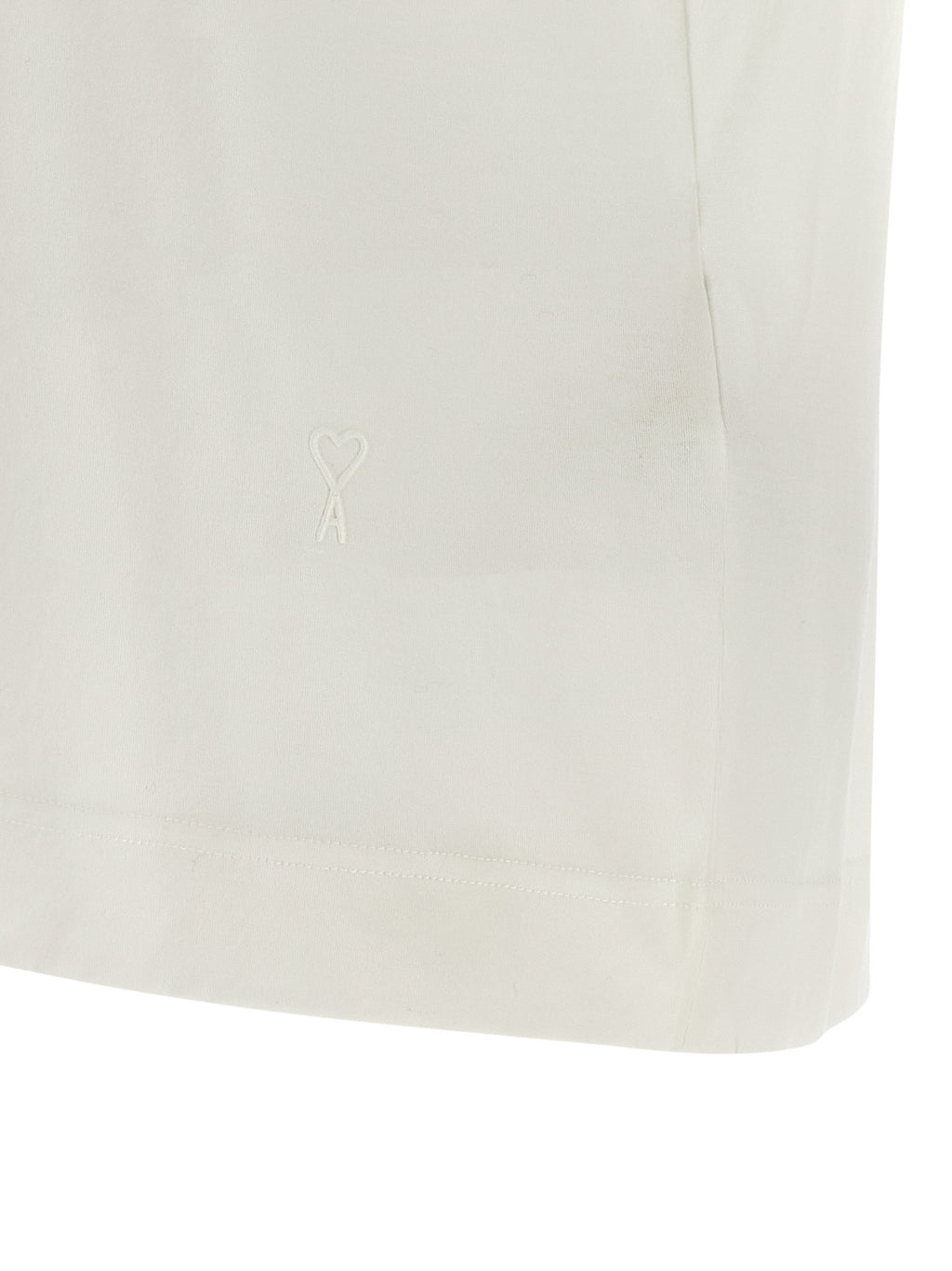 Ami Paris White Cotton T-Shirt