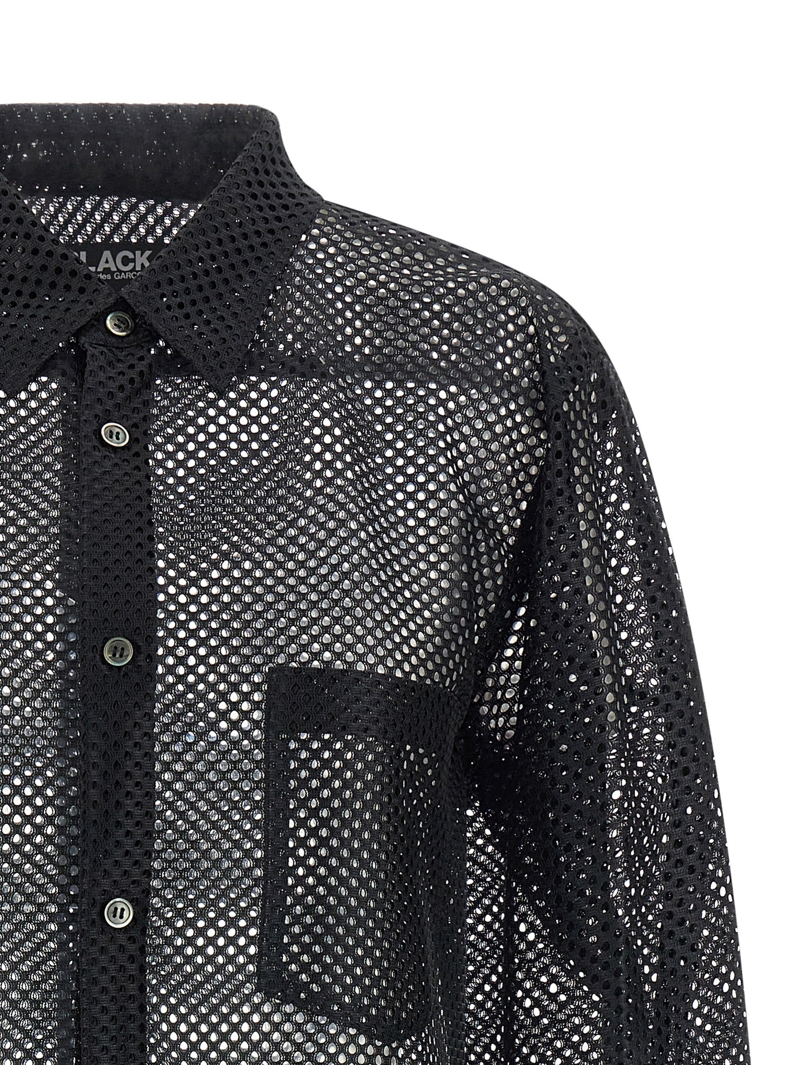 Comme Des Garçons Black Polyester Blouse