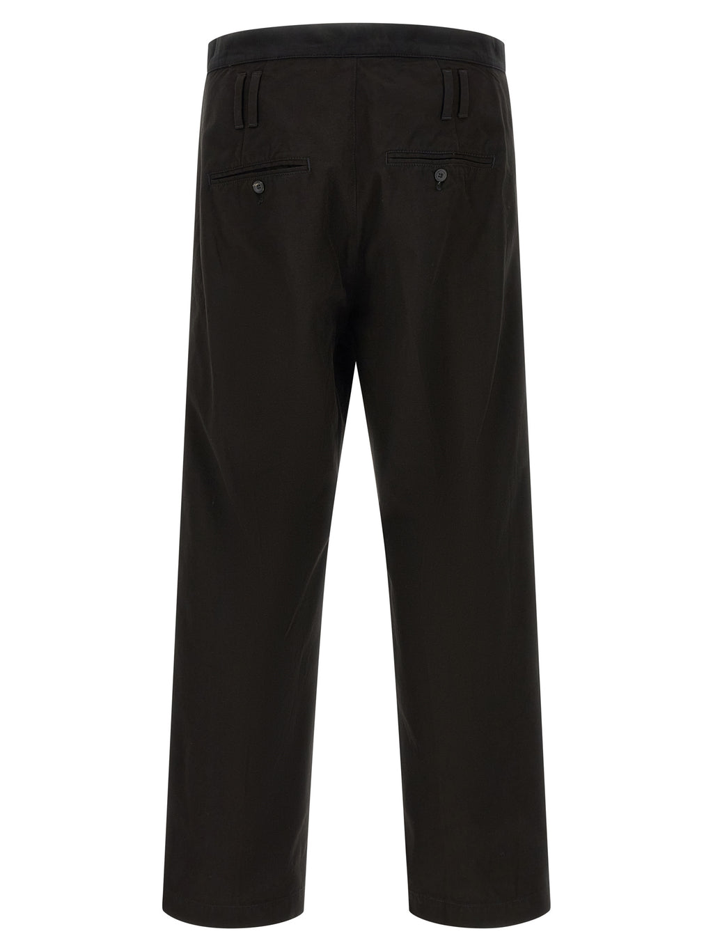 Namacheko Black Cotton Casual Pants