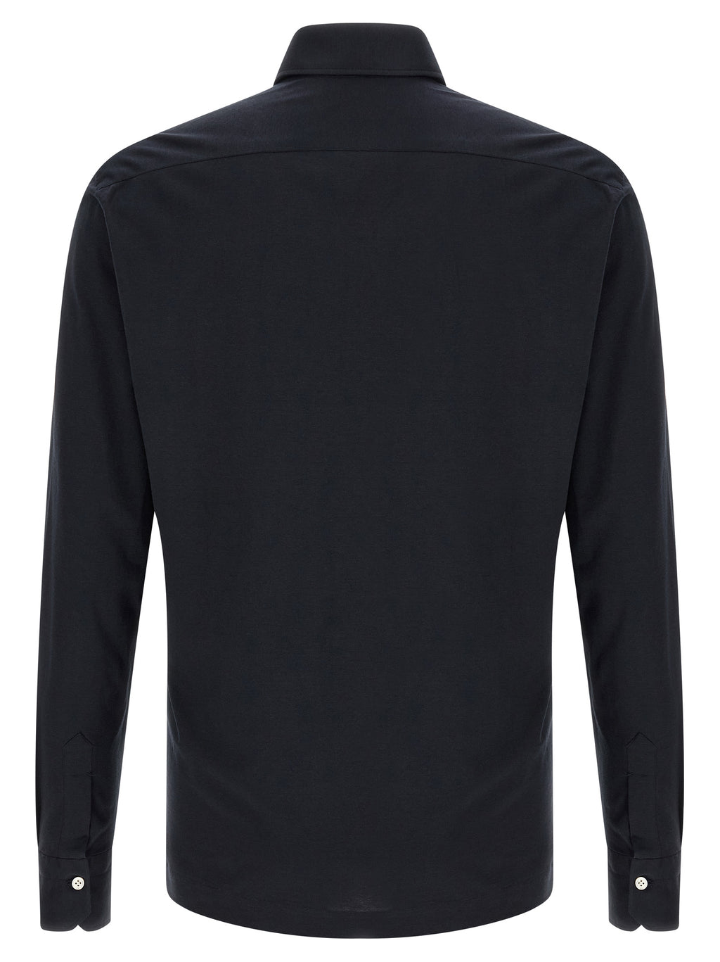 Kiton Blue Cotton Polo Shirt