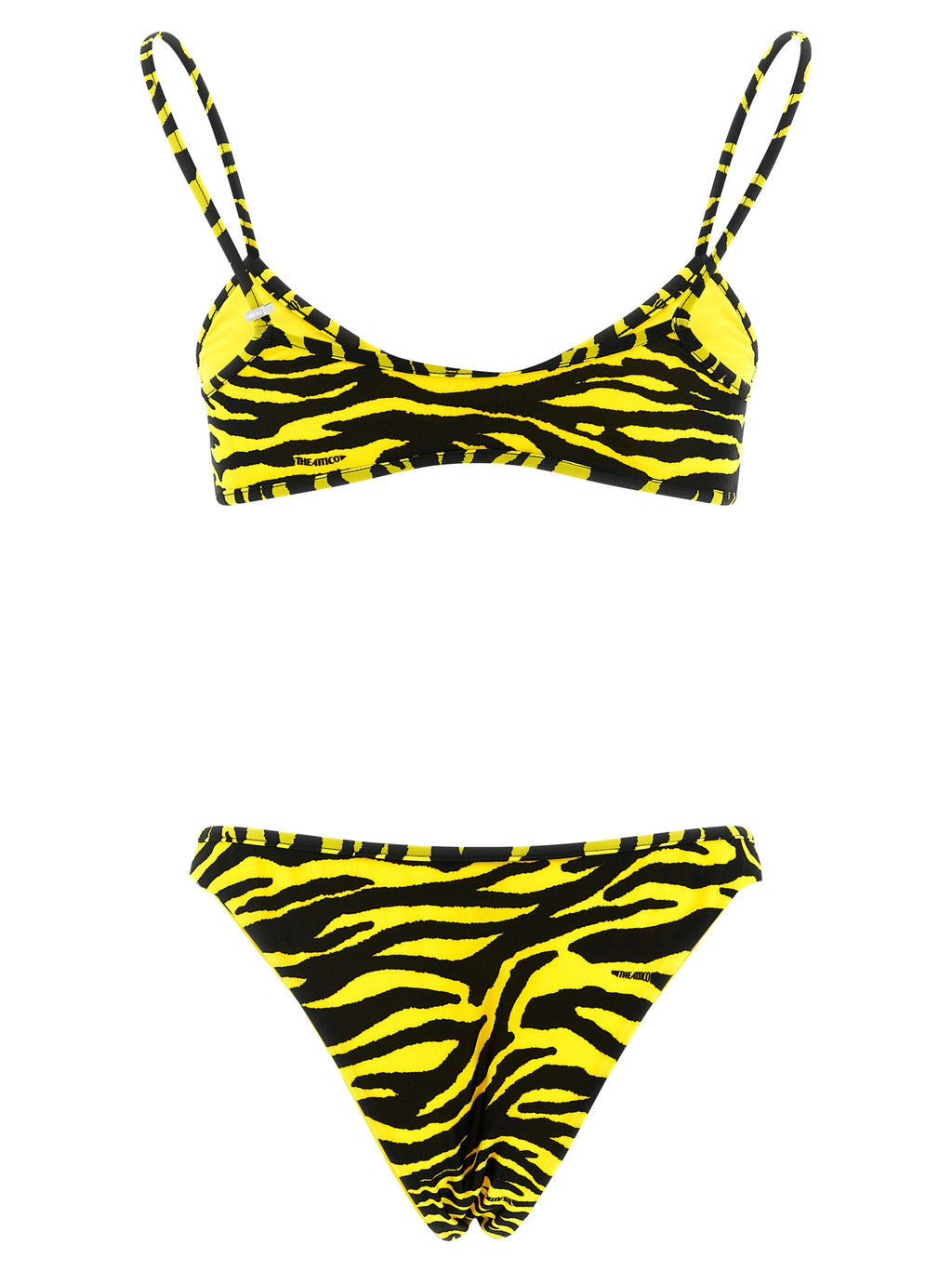 The Attico Bicolor Polyester Bikini