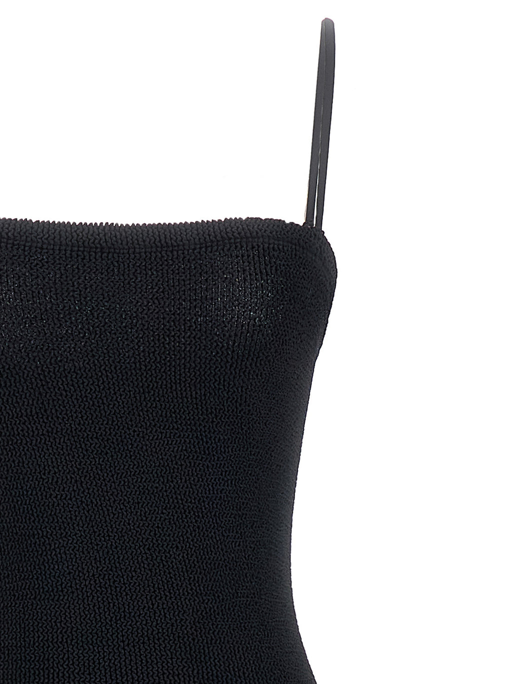 Hunza G Black Polyamide Long Dress