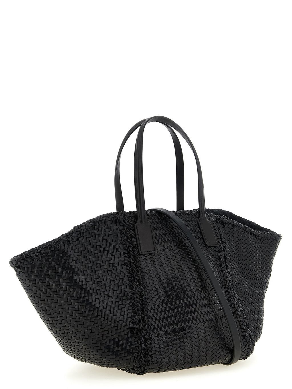 Dragon Diffusion Black Calfskin Tote Bag