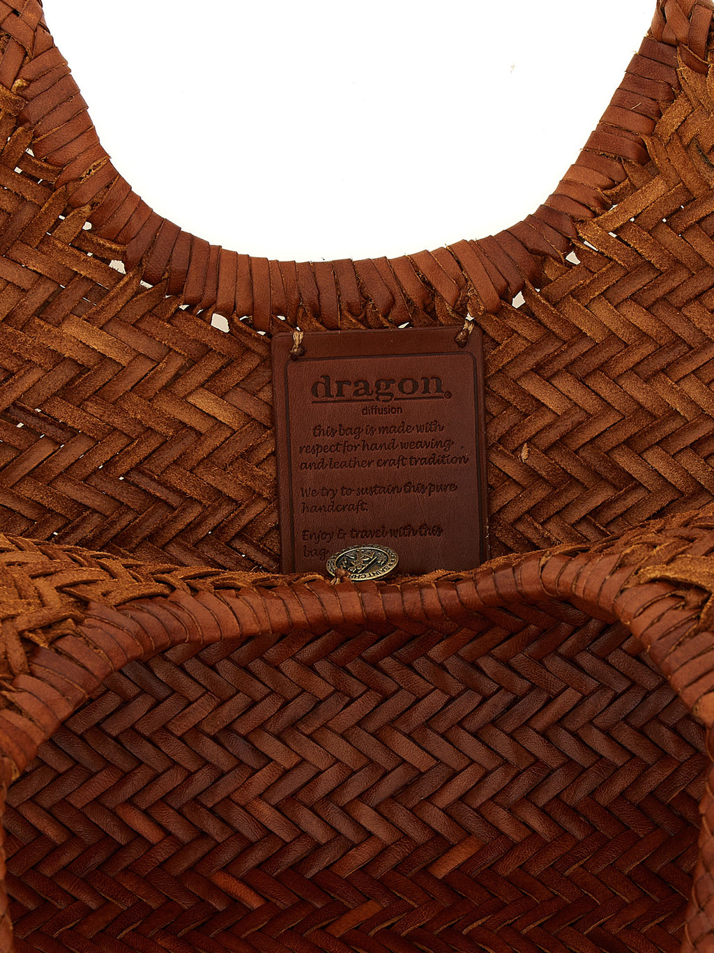 Dragon Diffusion Brown Calfskin Shoulder Bag
