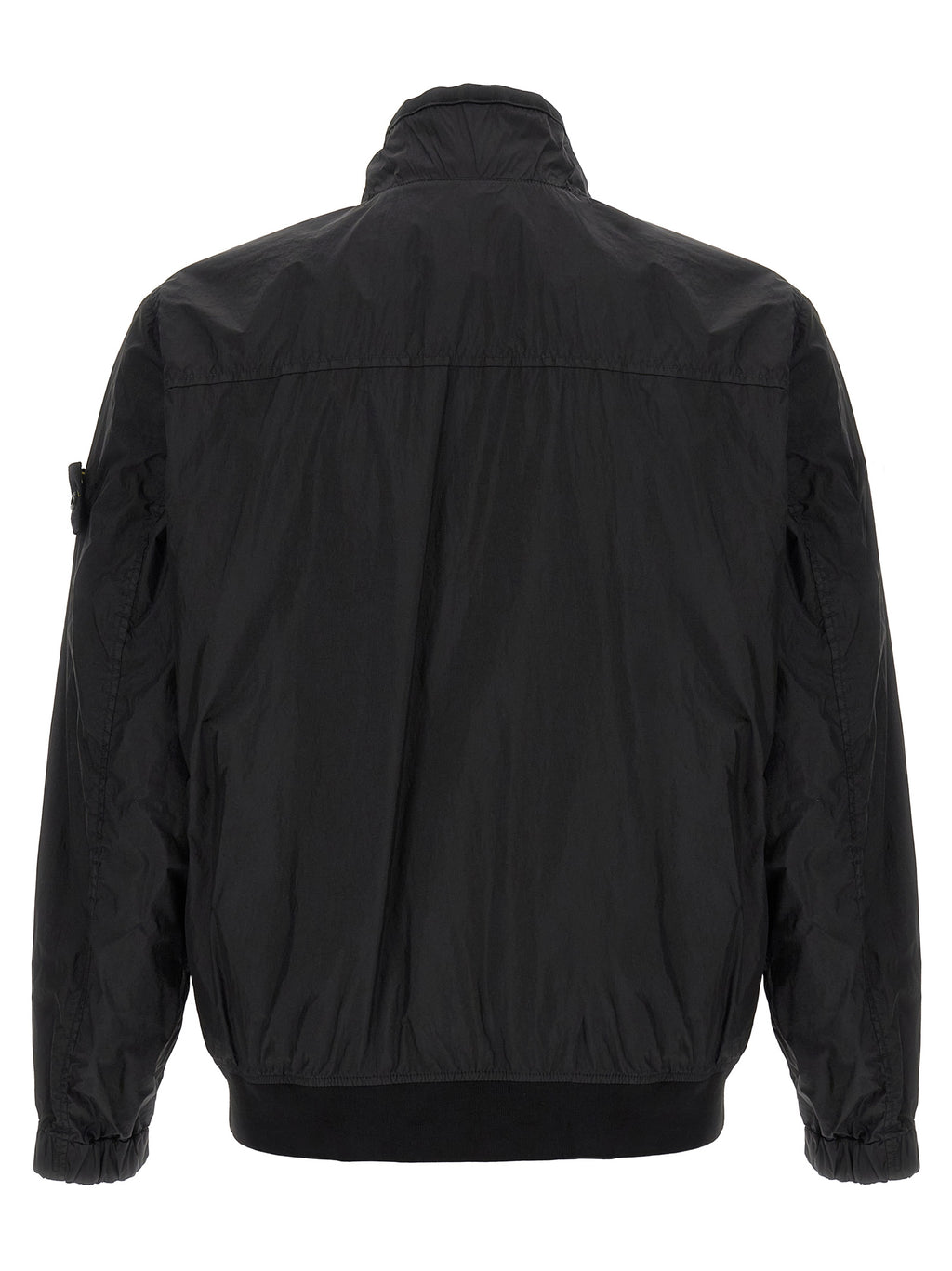 Stone Island Black Polyamide Full-Length Jacket