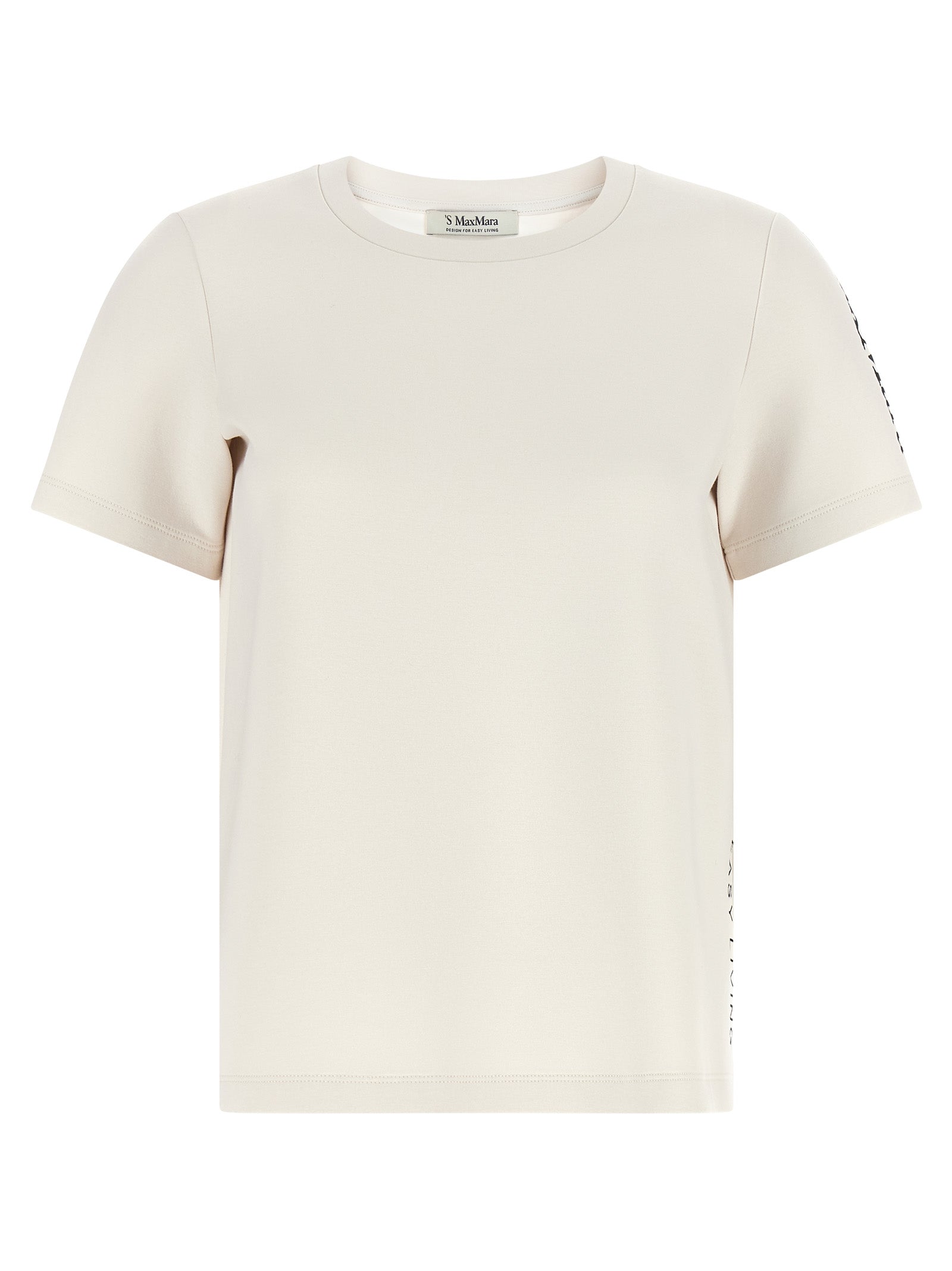 'S Max Mara Beige Cotton T-Shirt
