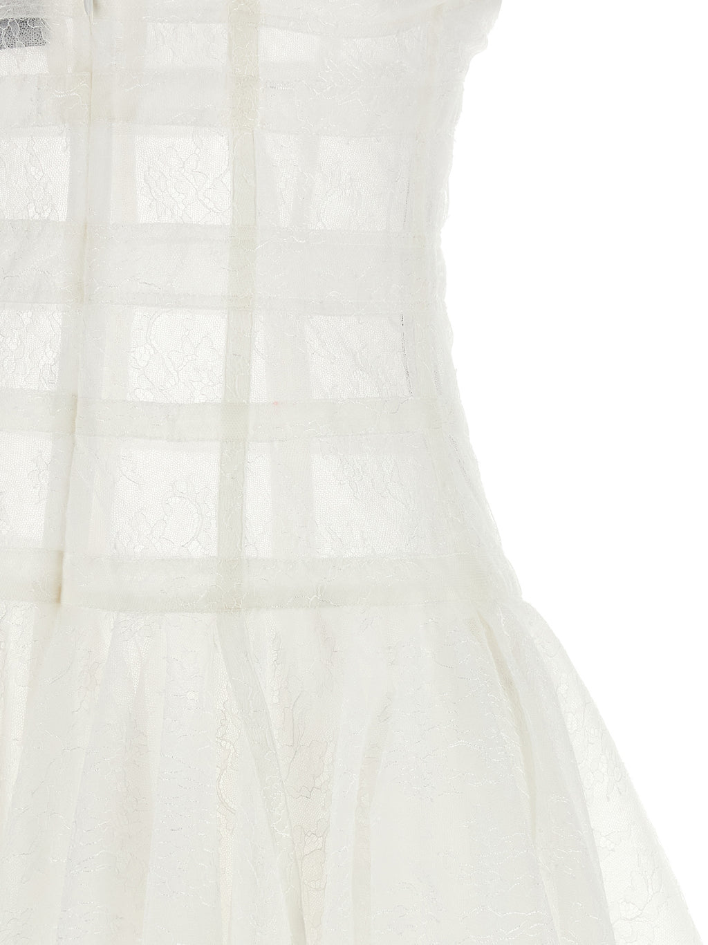 Giovanni Bedin White Polyamide Short Dress