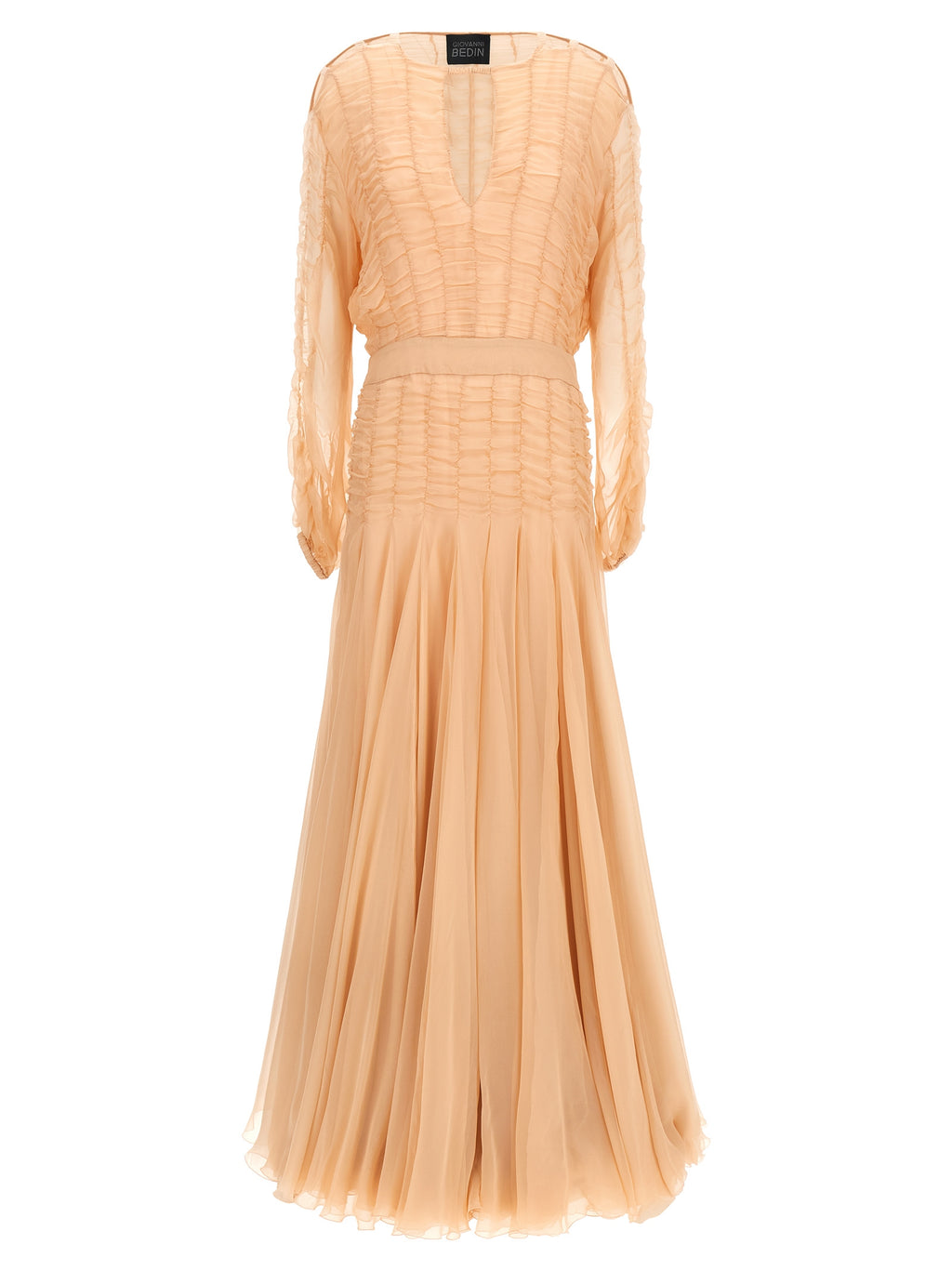 Giovanni Bedin Multicolor Cotton Long Dress