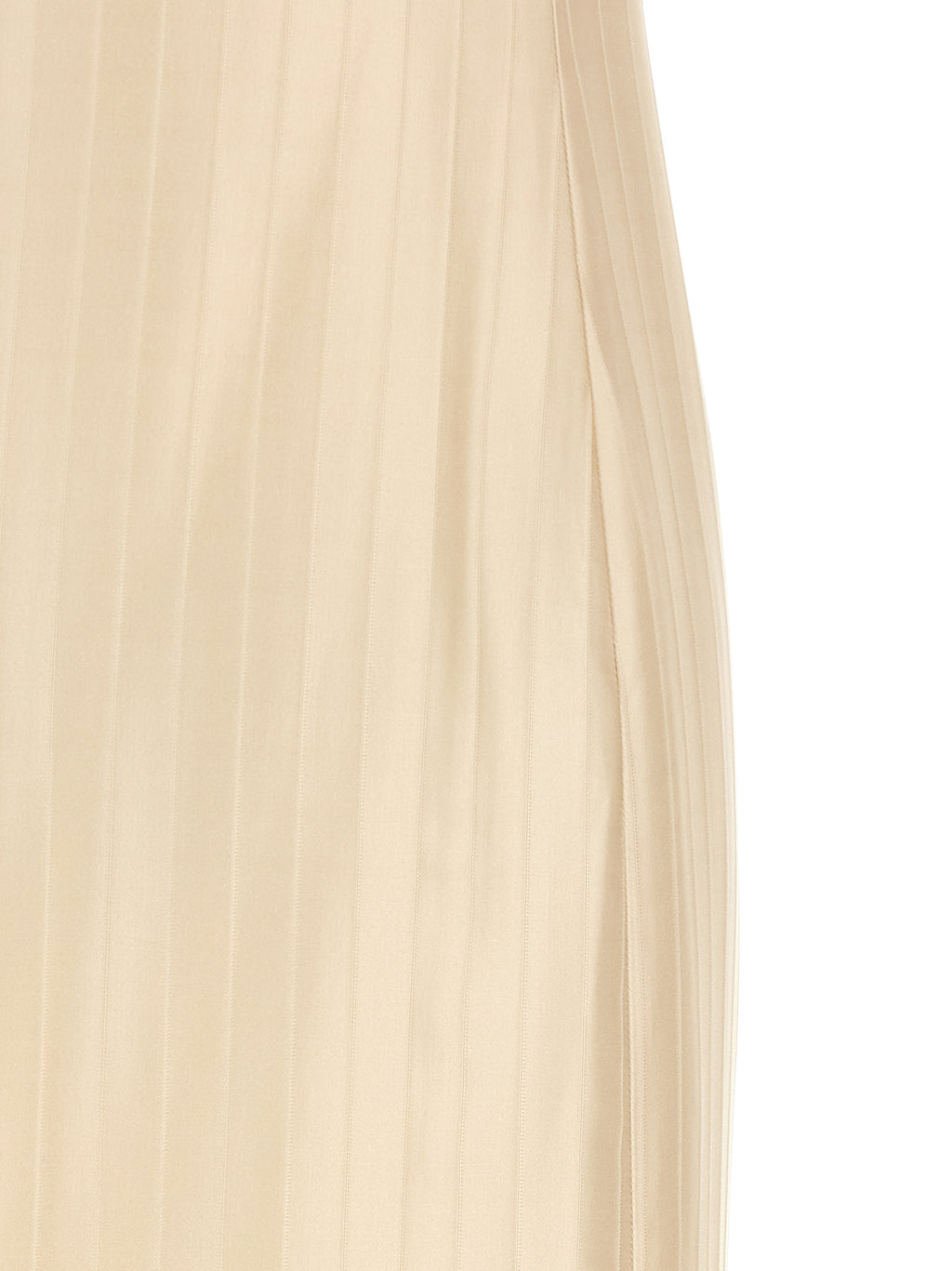 Loulou De Saison Beige Viscose Midi Dress