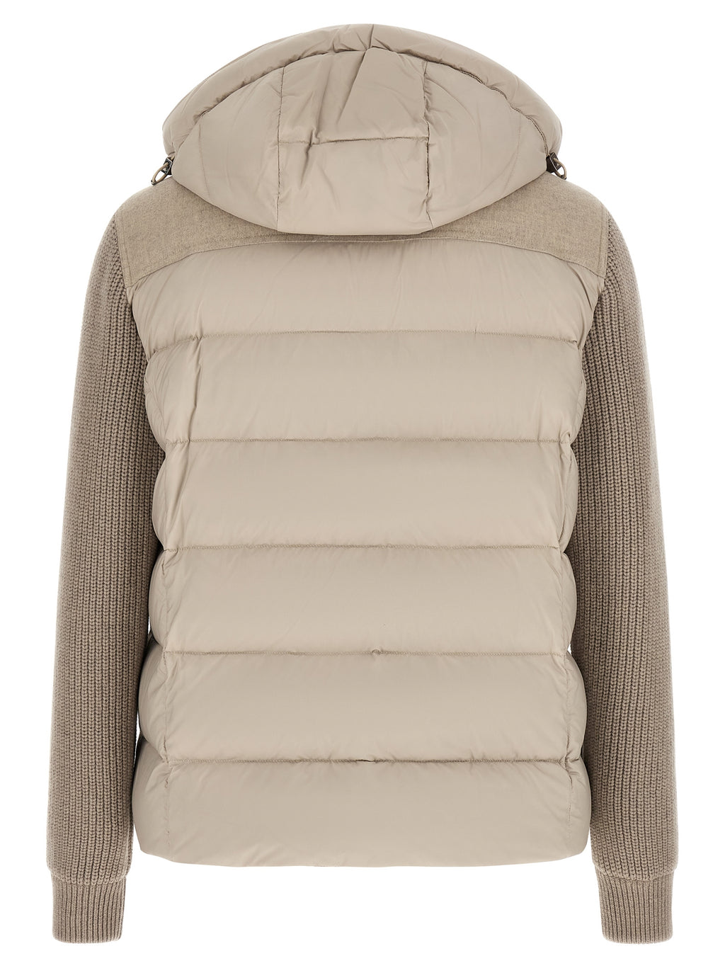 MooRER Beige Wool Full-Length Jacket