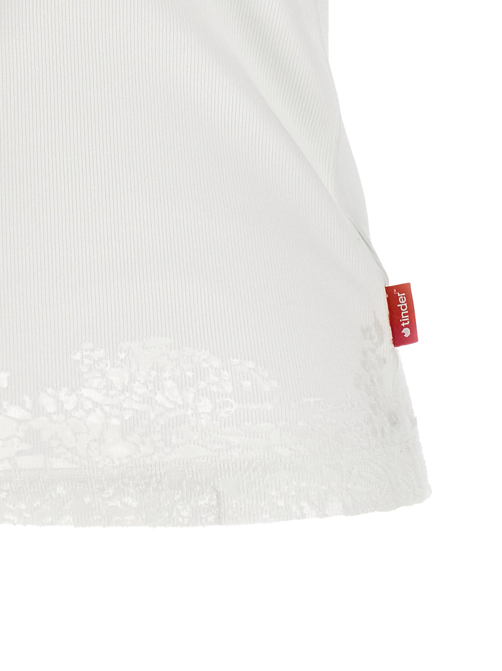 Diesel White Cotton Tank Tops