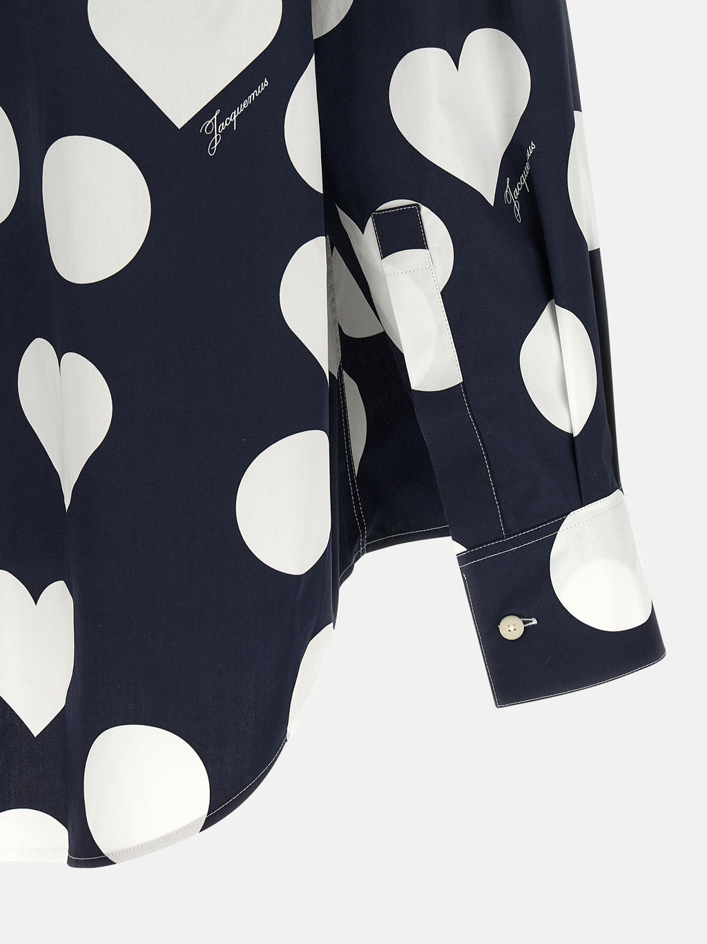 Jacquemus Blue Cotton Blouse
