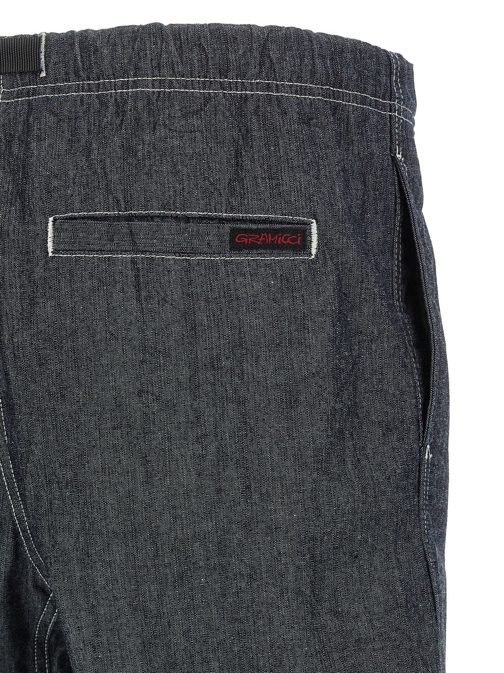 Gramicci Blue Cotton Bermuda Shorts