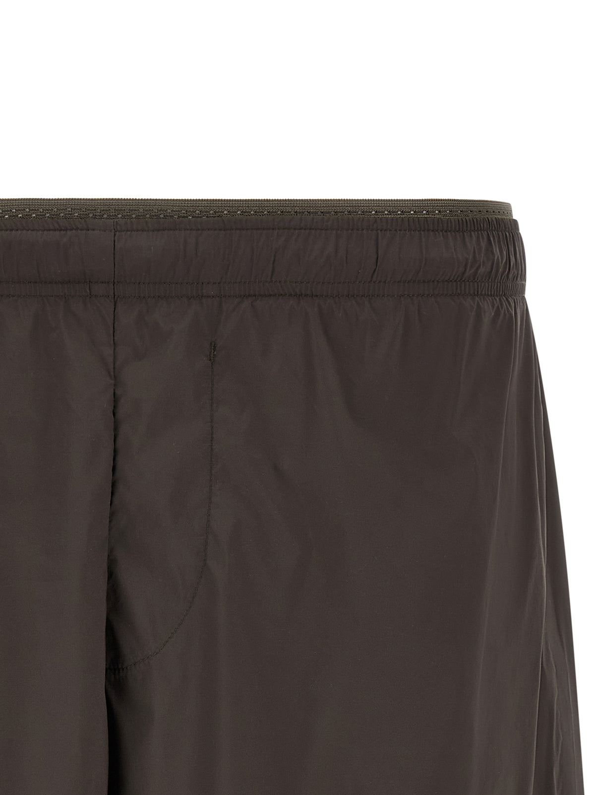 SATISFY Gray Nylon Bermuda Shorts