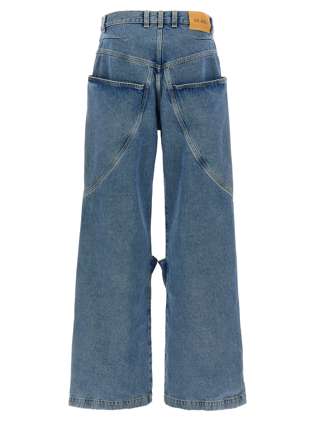 The Attico Blue Cotton Jeans Denim