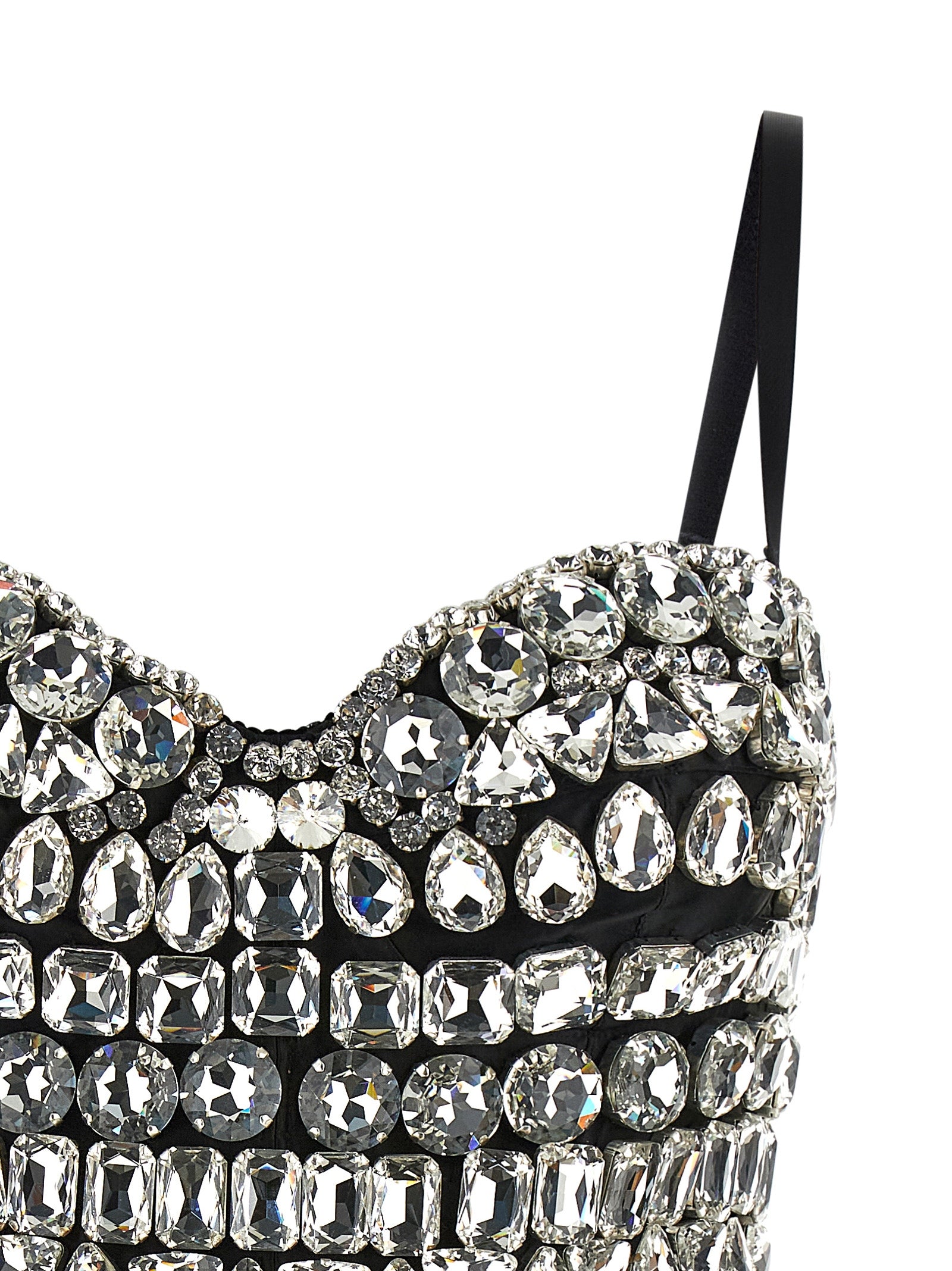 Dolce & Gabbana Silver Polyamide Bodysuit