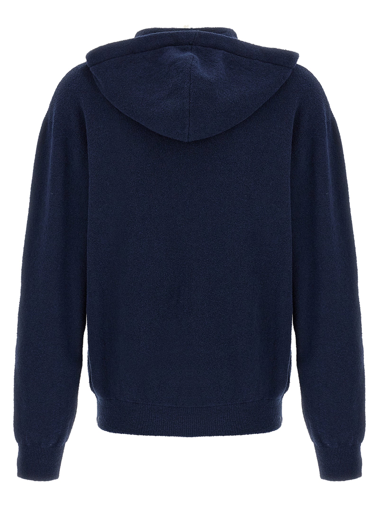 Roberto Collina Blue Cotton Sweatshirt