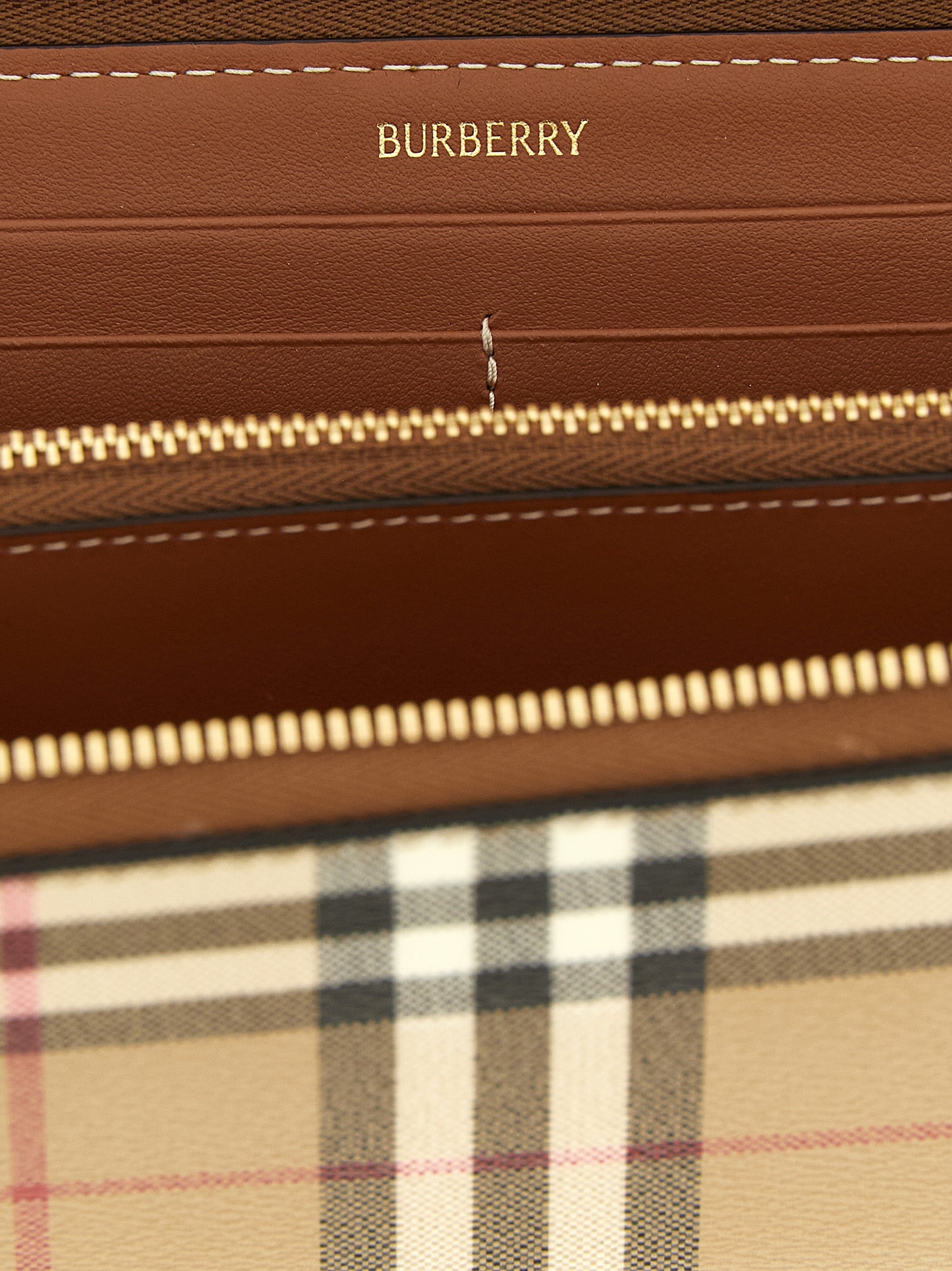 Burberry Beige Polyethylene Cardholder