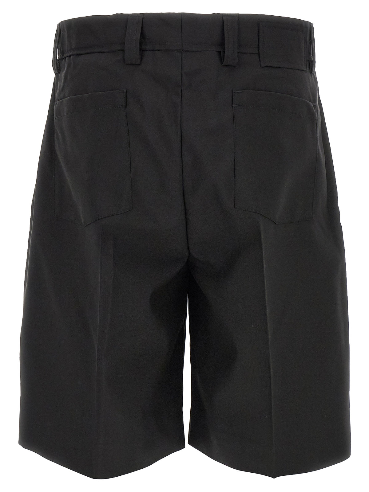 MFPEN Black Wool Bermuda Shorts