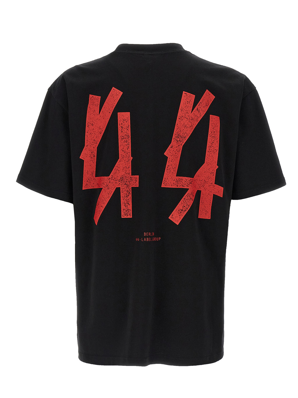 44 Label Group Black Cotton T-Shirt