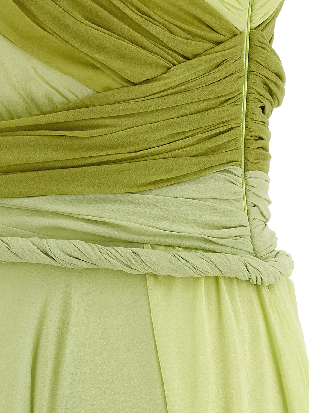 Giambattista Valli Bicolor Silk Long Dress