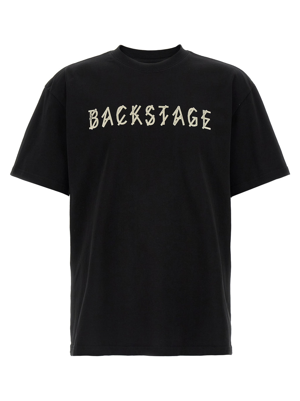 44 Label Group Black Cotton T-Shirt