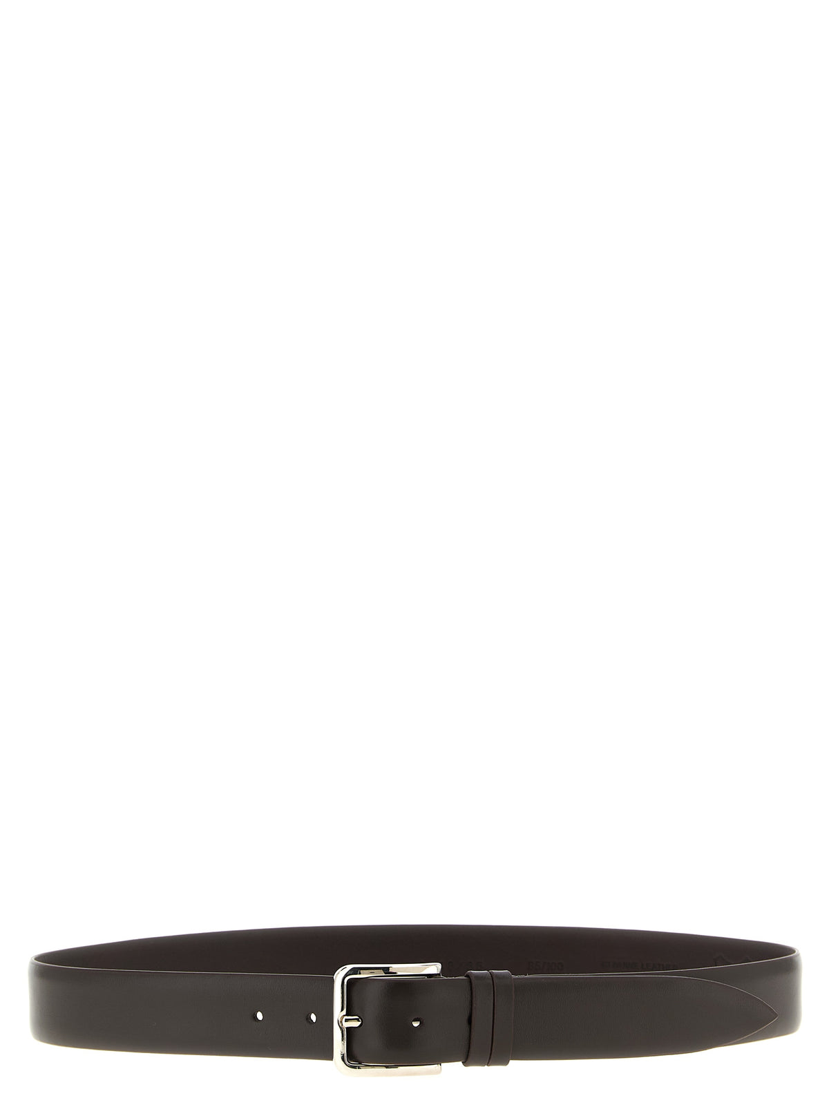 ZERBINI CLAUDIO Brown Leather Regular Belt
