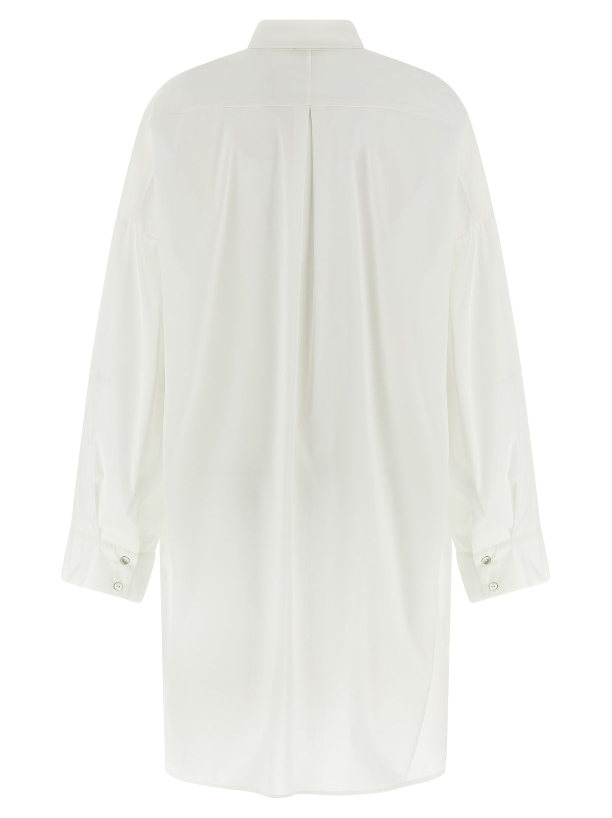 DI.LA3 PARI' White Silk Blouse