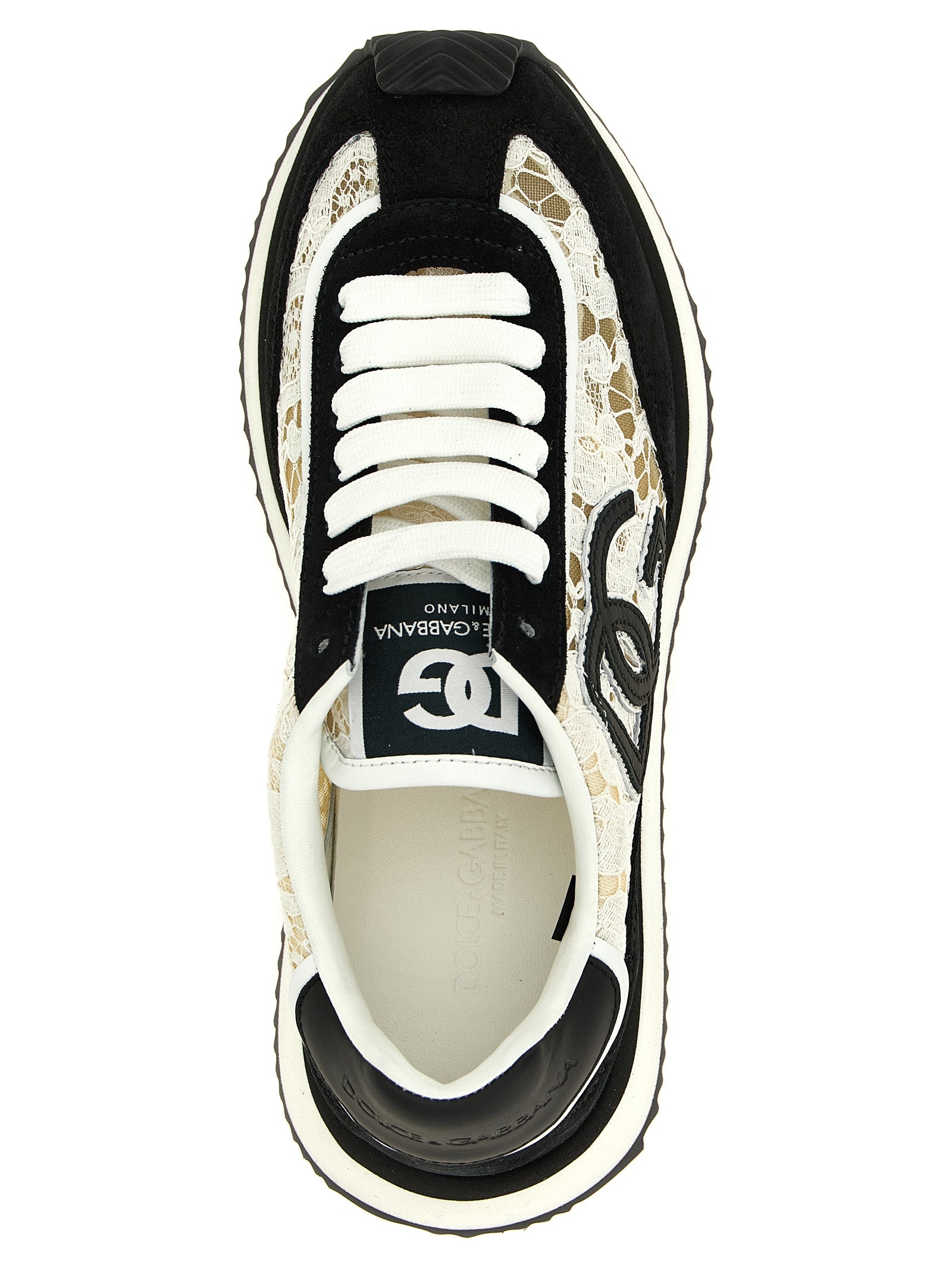 Dolce & Gabbana Bicolor Cotton Sneakers