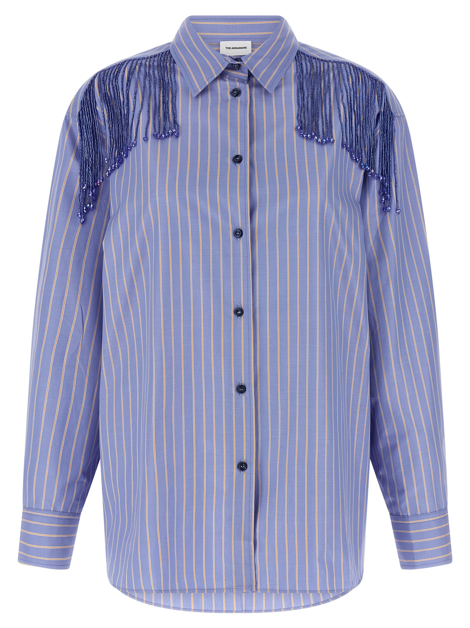 The Andamane Blue Cotton Blouse
