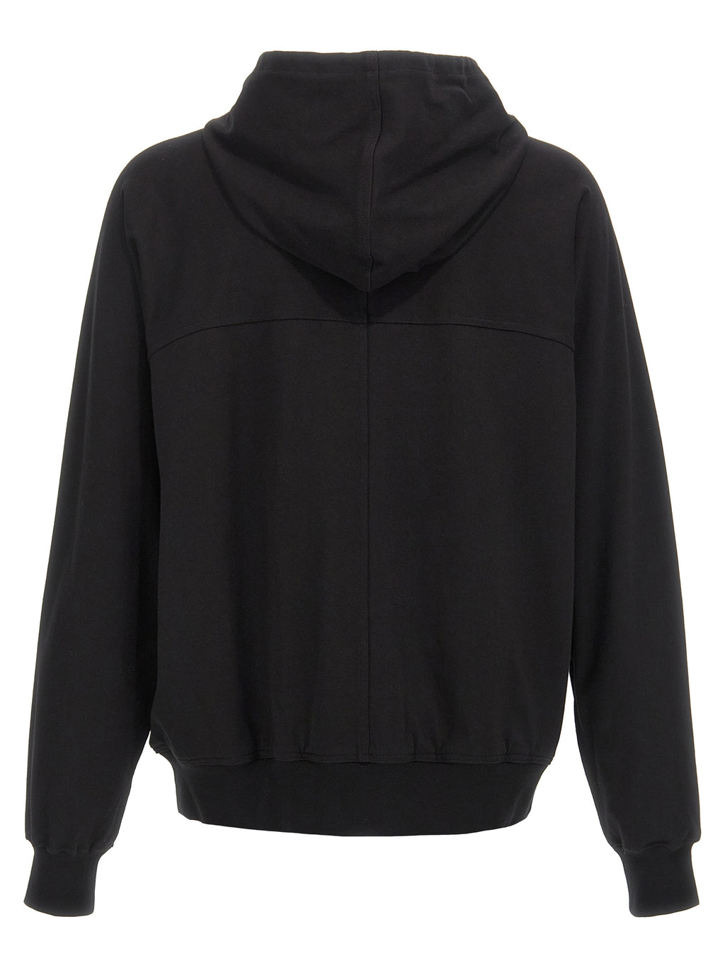 Rick Owens Black Cotton Hoodie