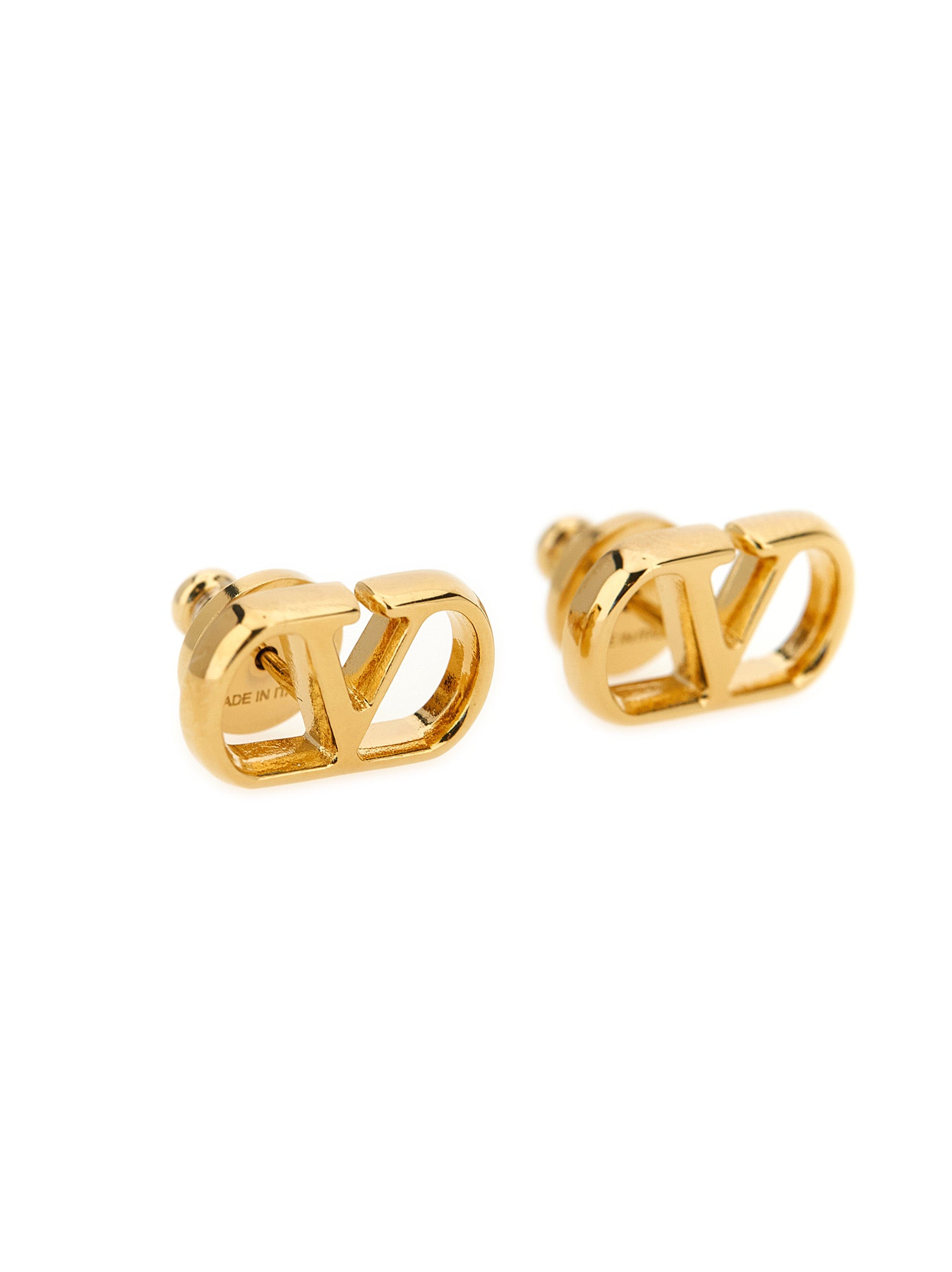 Valentino Garavani Gold Brass Earrings