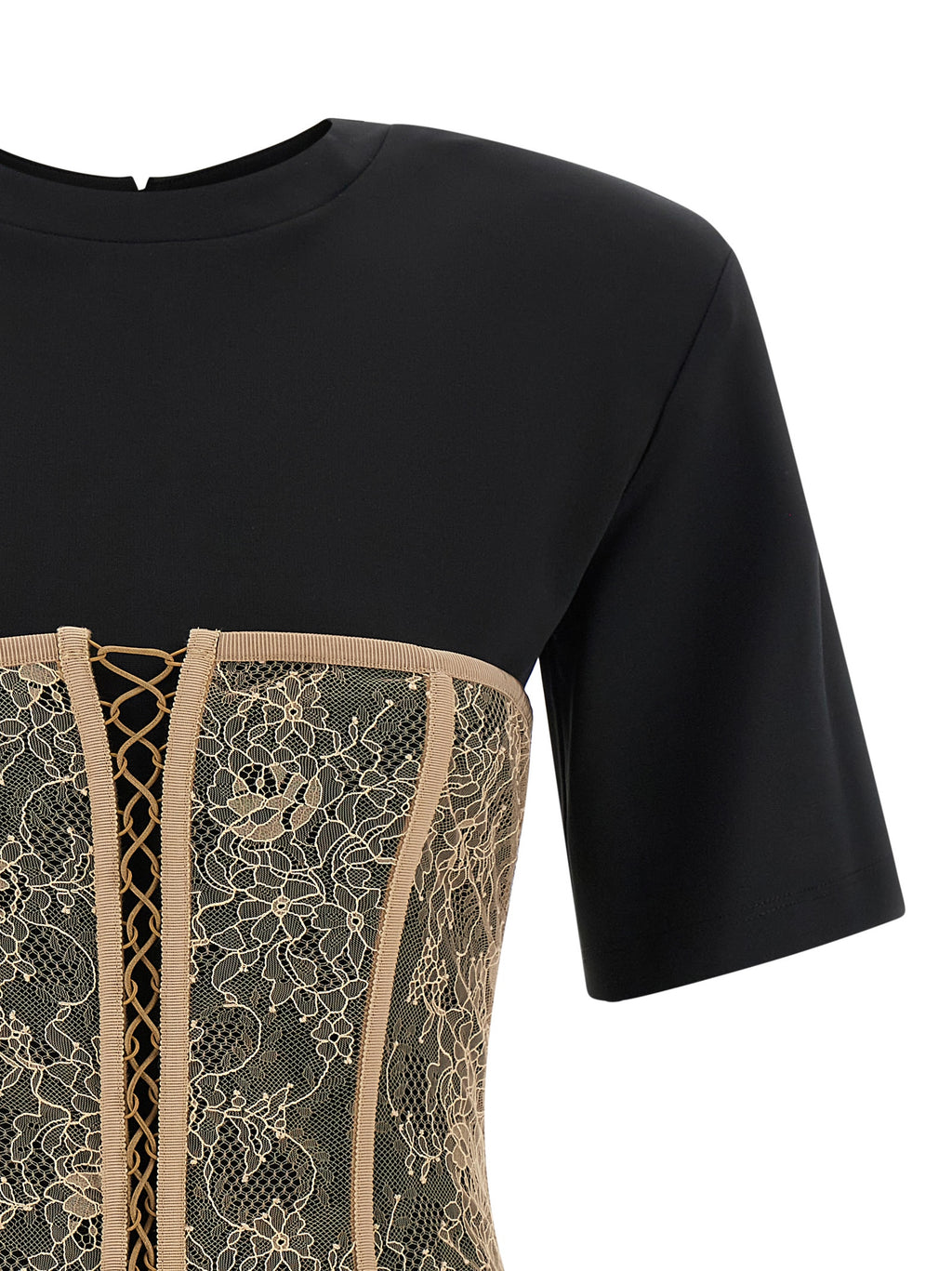 Giuseppe Di Morabito Black Viscose T-Shirt