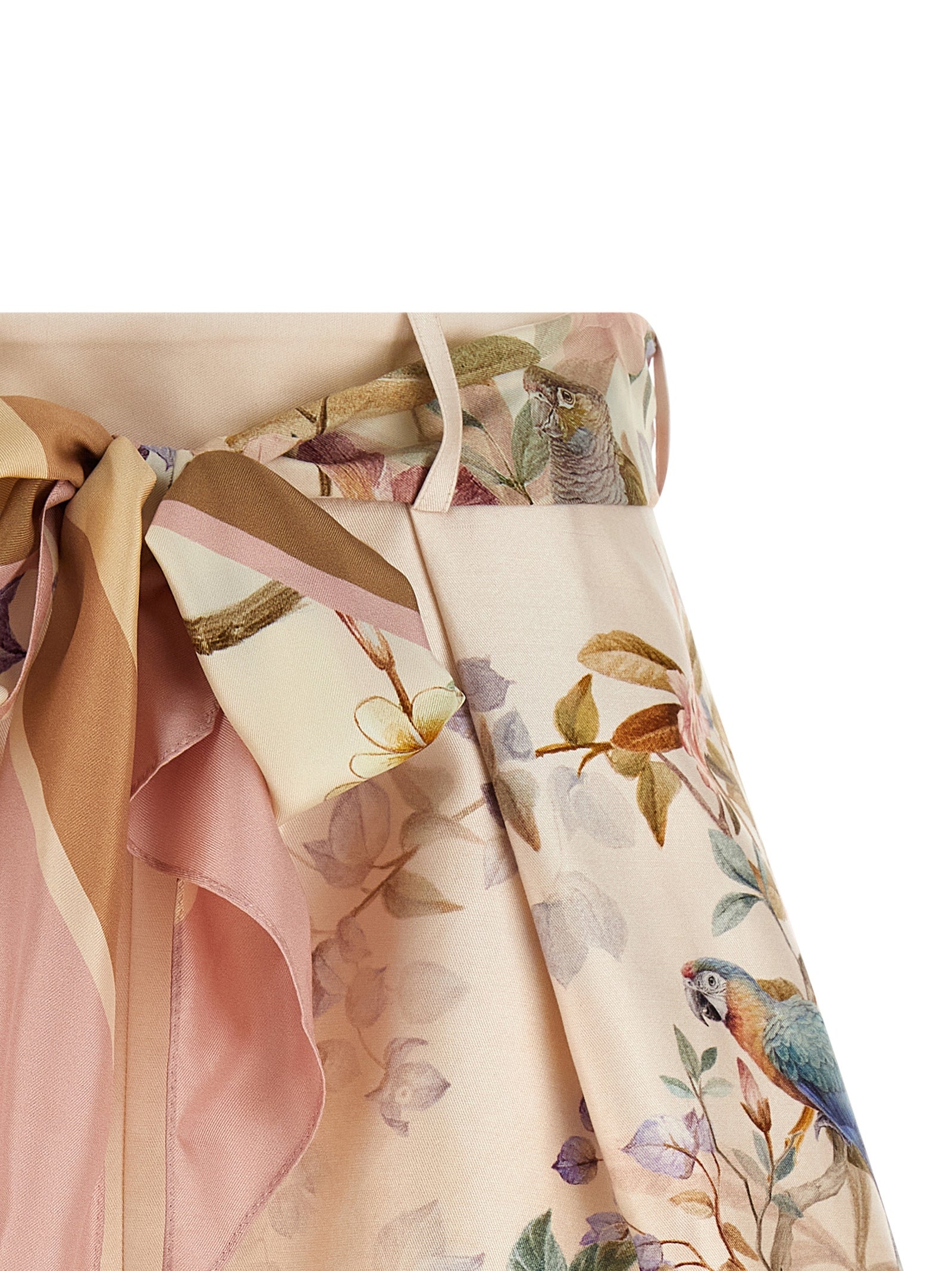 Zimmermann Multicolor Silk Bermuda Shorts