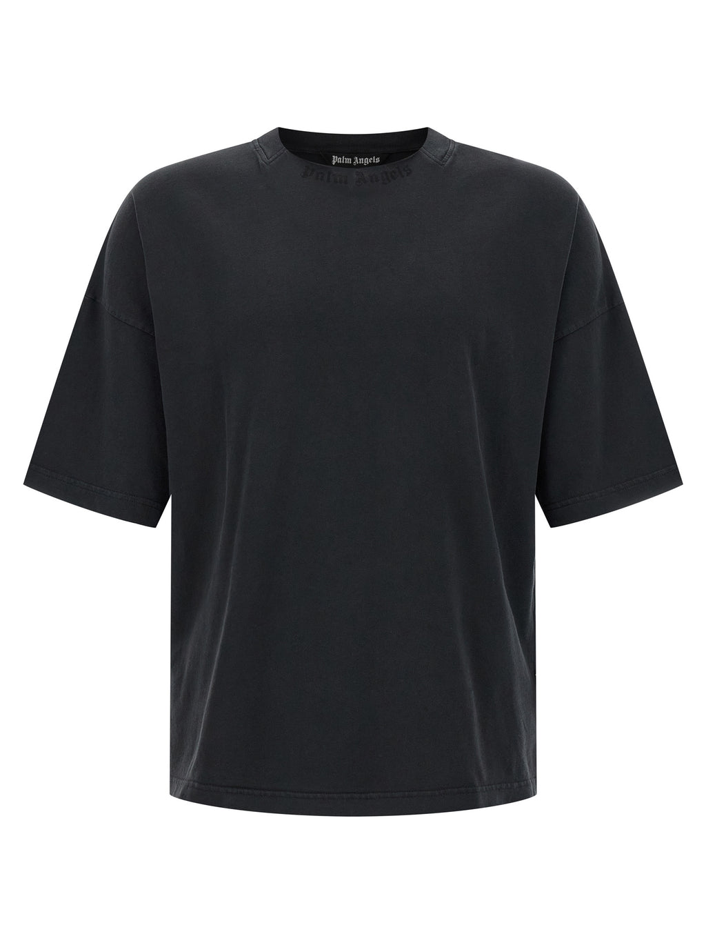 Palm Angels Black Cotton T-Shirt