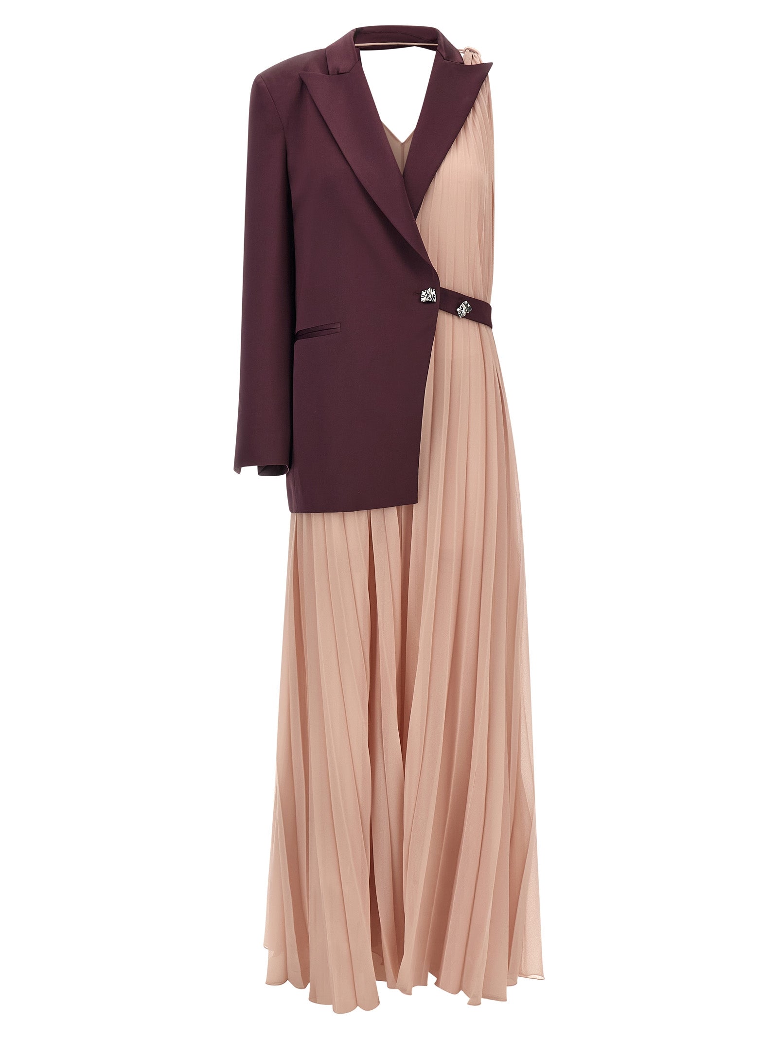 PINKO Multicolor Acetate Long Dress