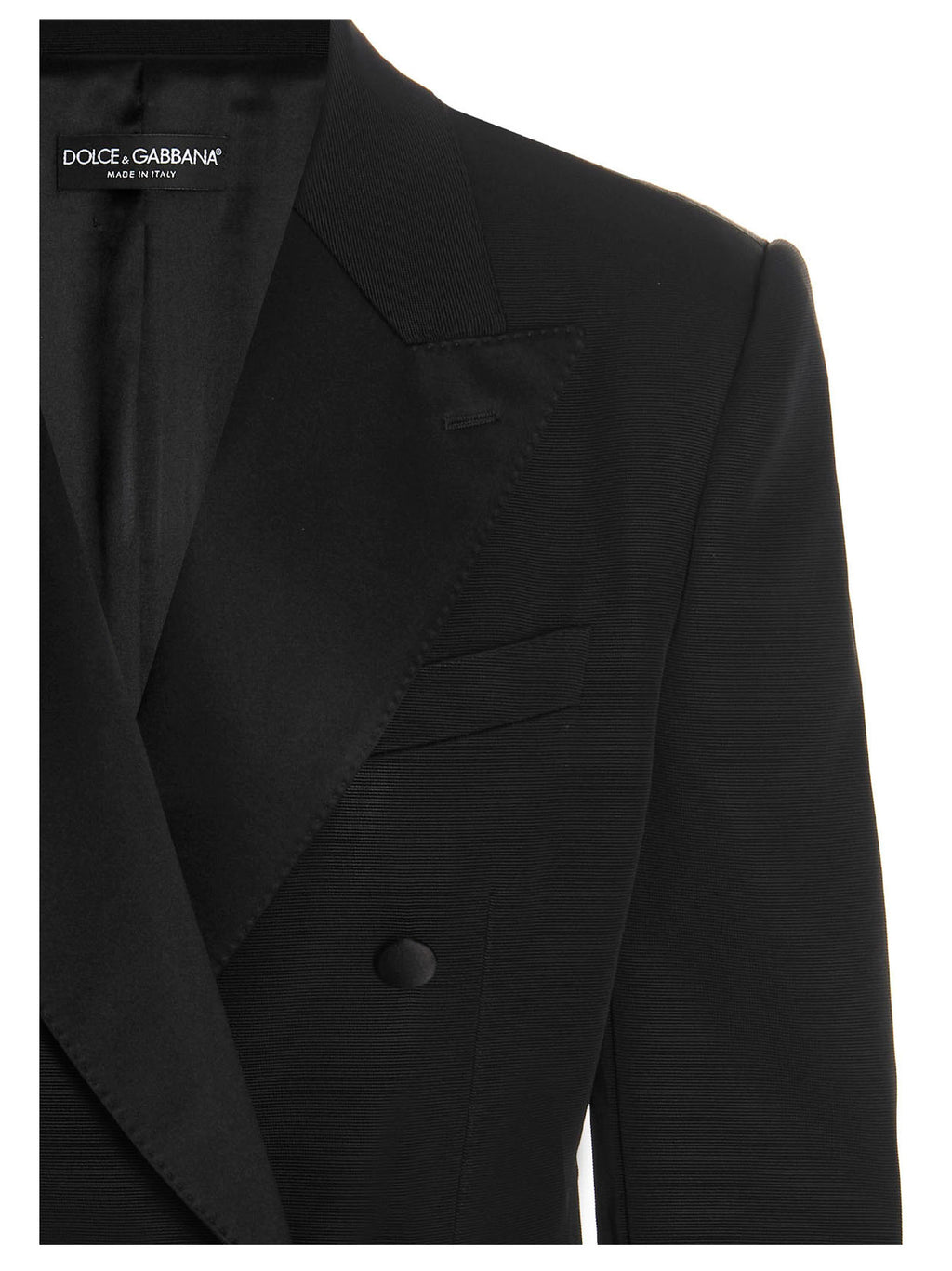 Dolce & Gabbana Black Acetate Blazer