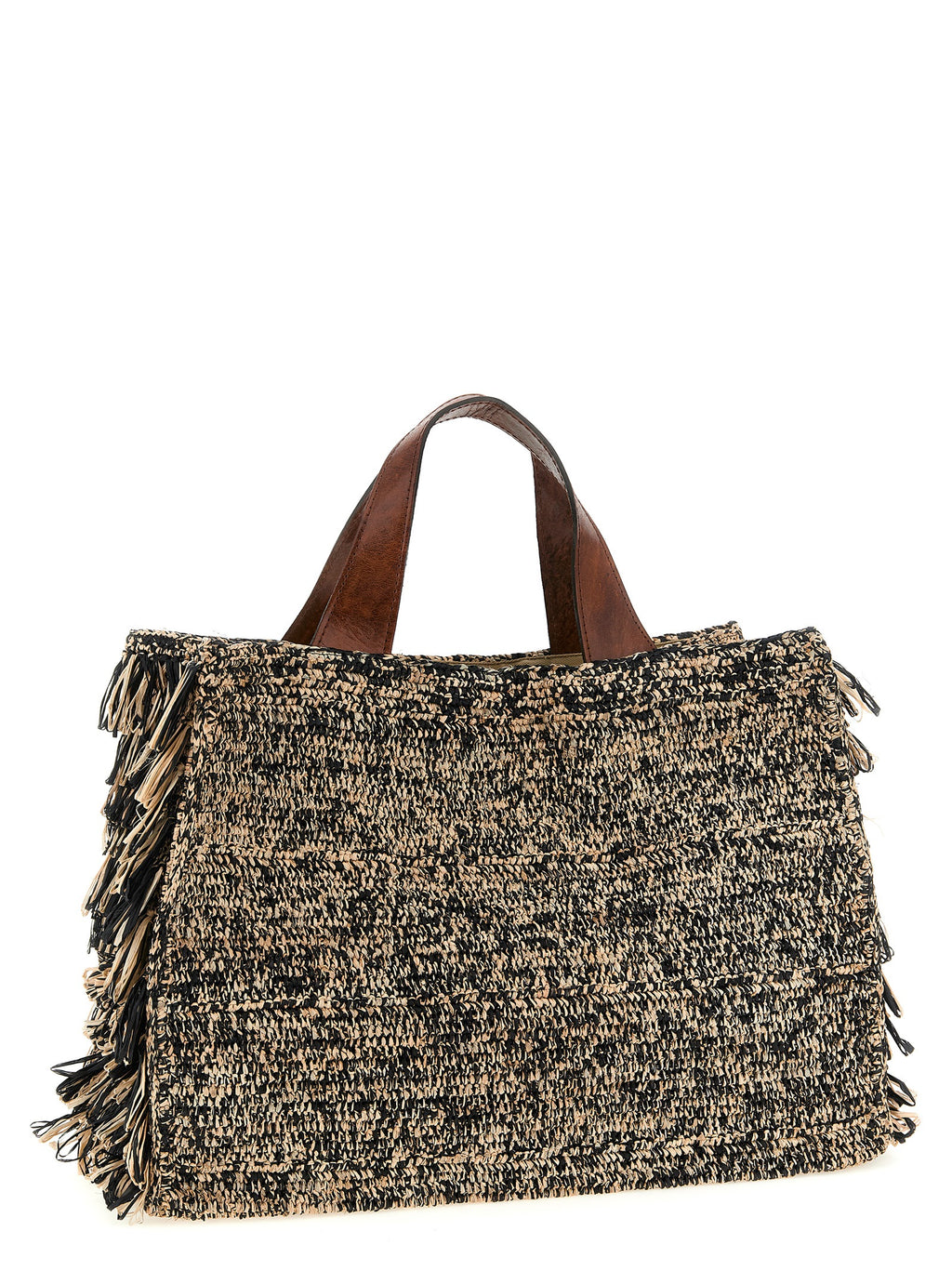 Ibeliv Bicolor Raffia Handbag