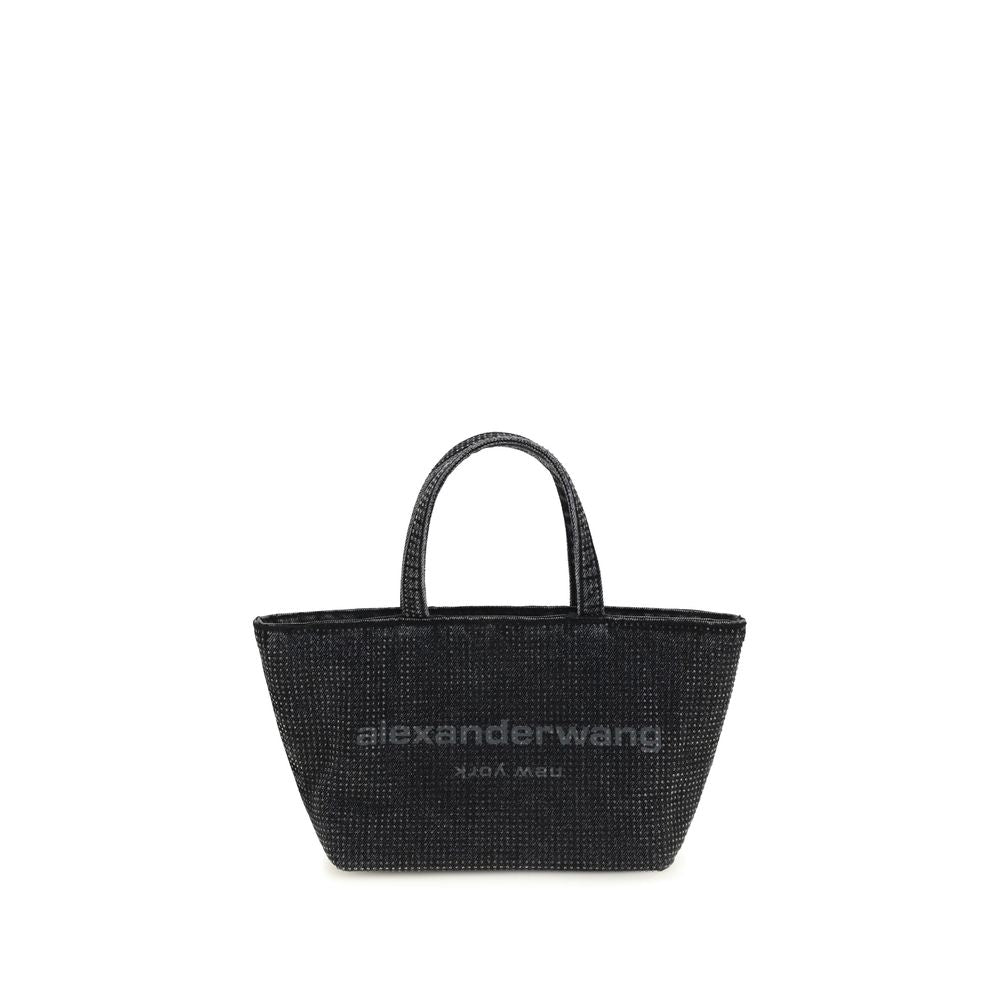 Alexander Wang Graue Baumwoll-Umhängetasche